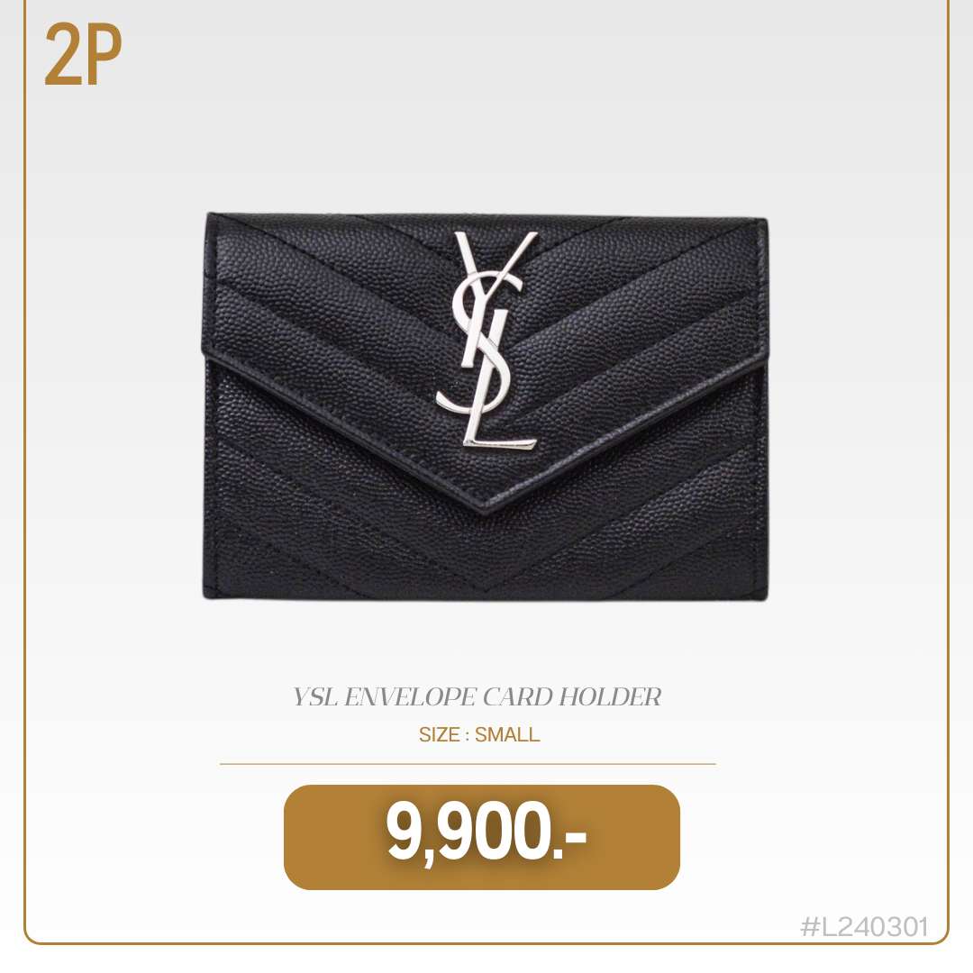 YSL ENVELOPE CARD HOLDERZ (L240301)