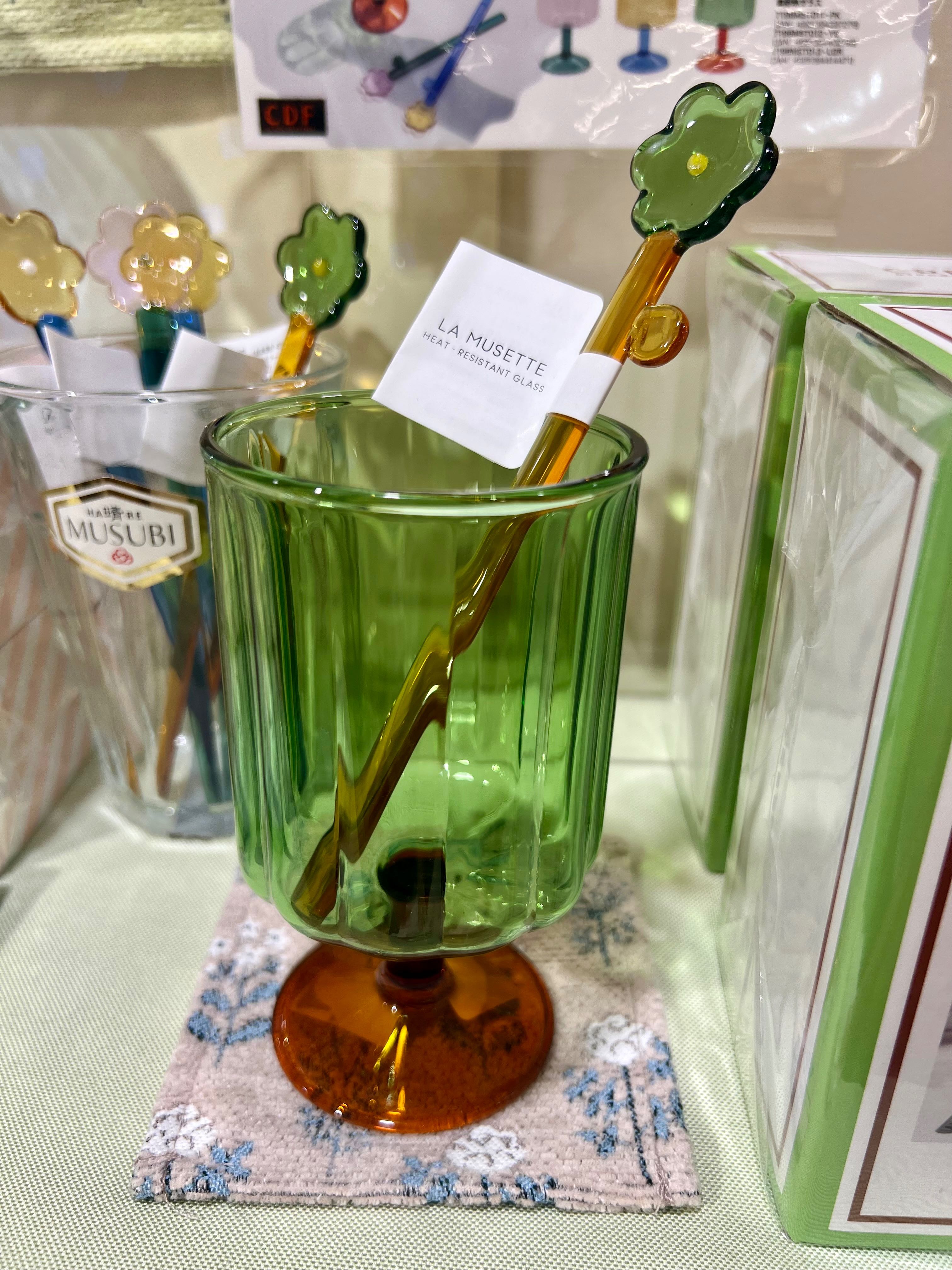 🇯🇵 La Musette Glass แก้ว 260ml  / Muddler ไม้คนเครื่องดื่ม 