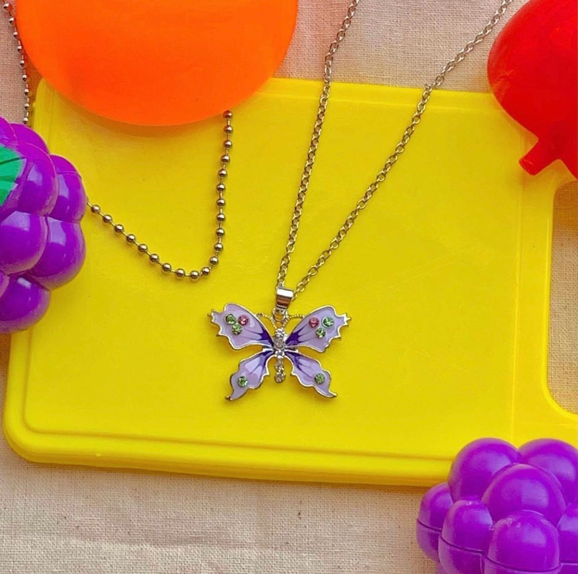 🐈Bubblefly Necklace💒( พร้อมส่ง )