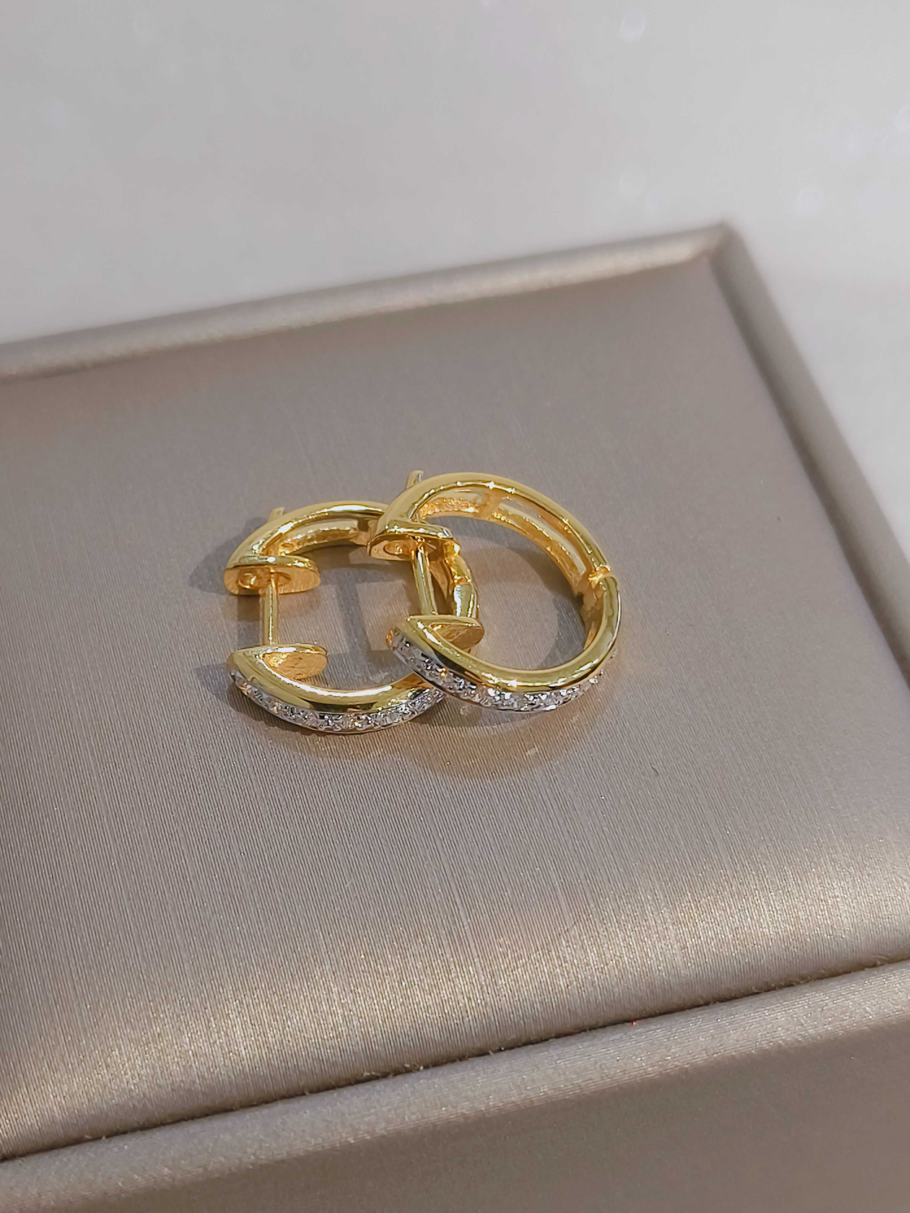 ต่างหูห่วง 0.14 ct