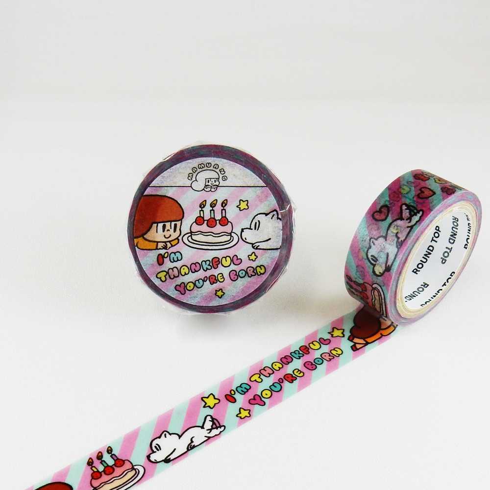 เทปตกแต่งน้องมะม่วง Mamuang (Thankful) masking tape