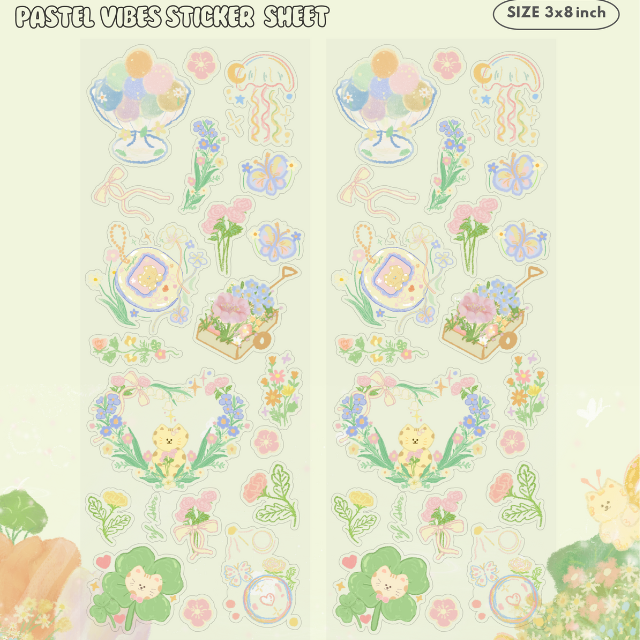 Pastel Vibe Siticker Sheet