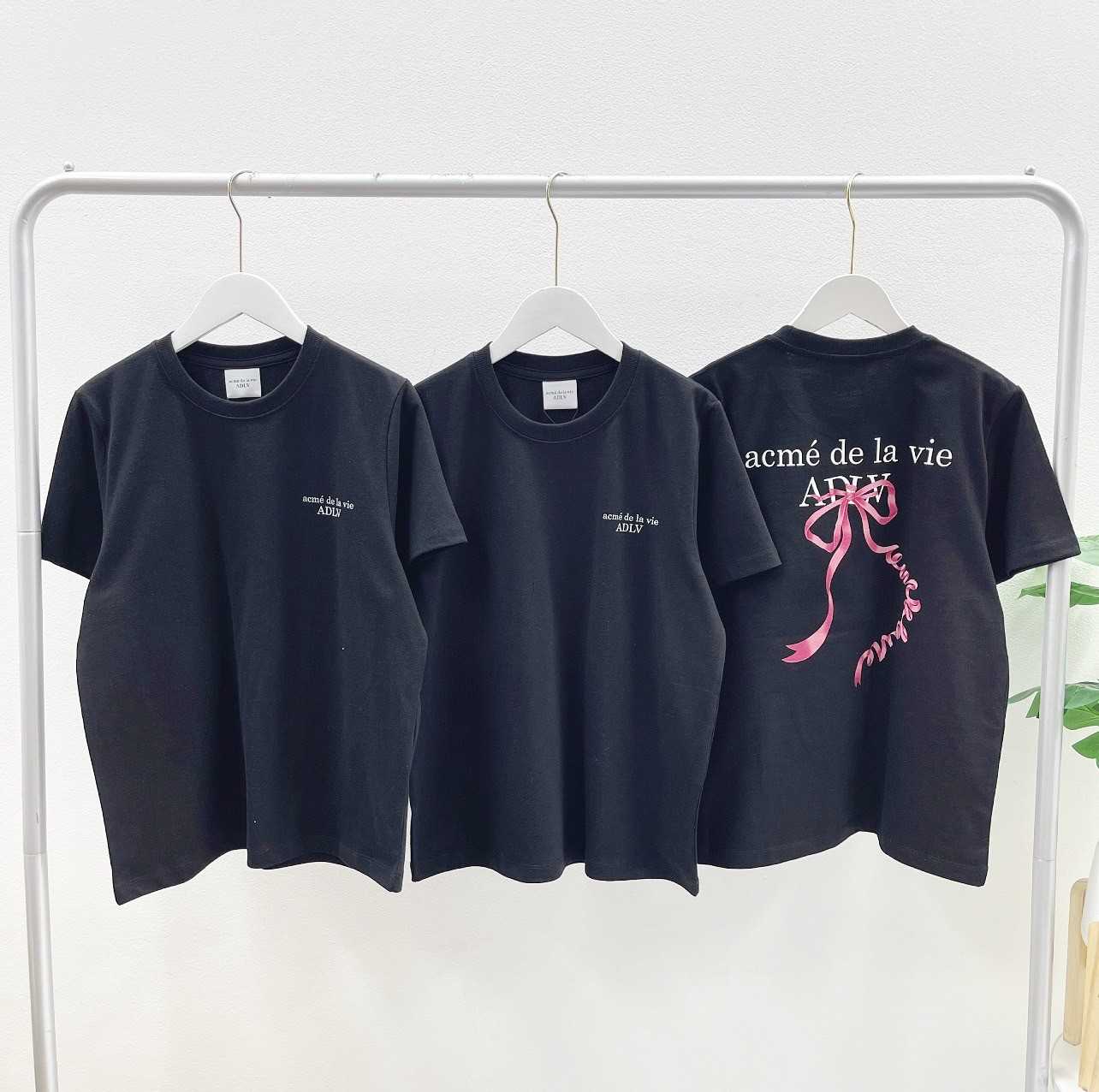 ADLV Black Ribbon T-Shirt (Women) NEW SIZE!
