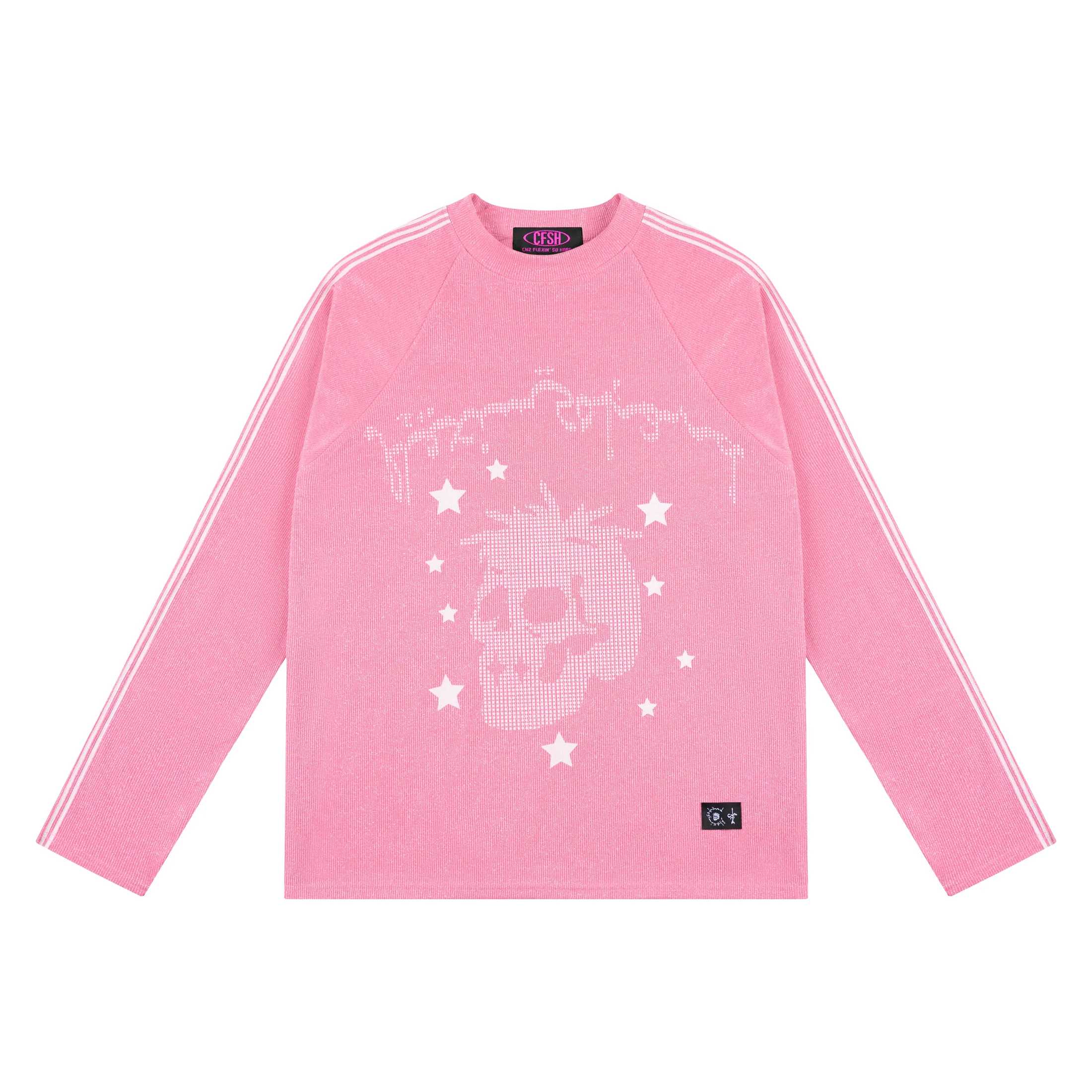 CH2 - TOO MUCH FLEX Sparkly Long Sleeve (PINK)