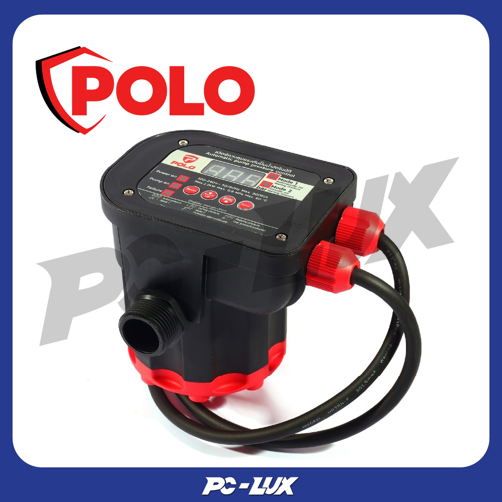 POLO สวิตช์ควบคุมปั๊มน้ำอัตโนมัติ 2.2 กิโลวัตต์ รุ่น MPC-12
