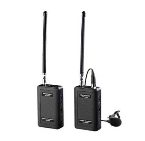 Saramonic SR-WM4C Wireless 4-Channel VHF Lavalier Omnidirectional Microphone System (200' Range)