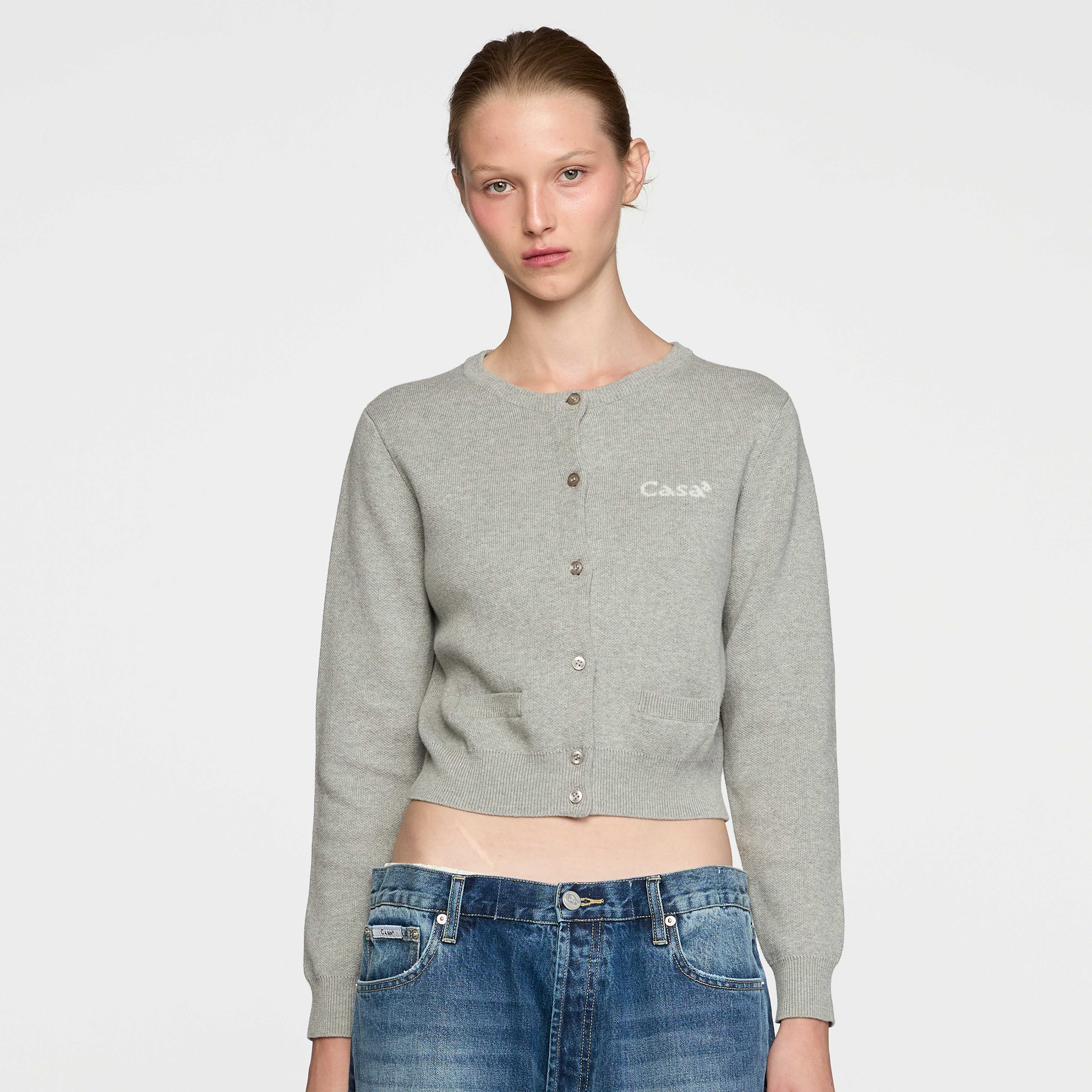 GREY CARDIGAN