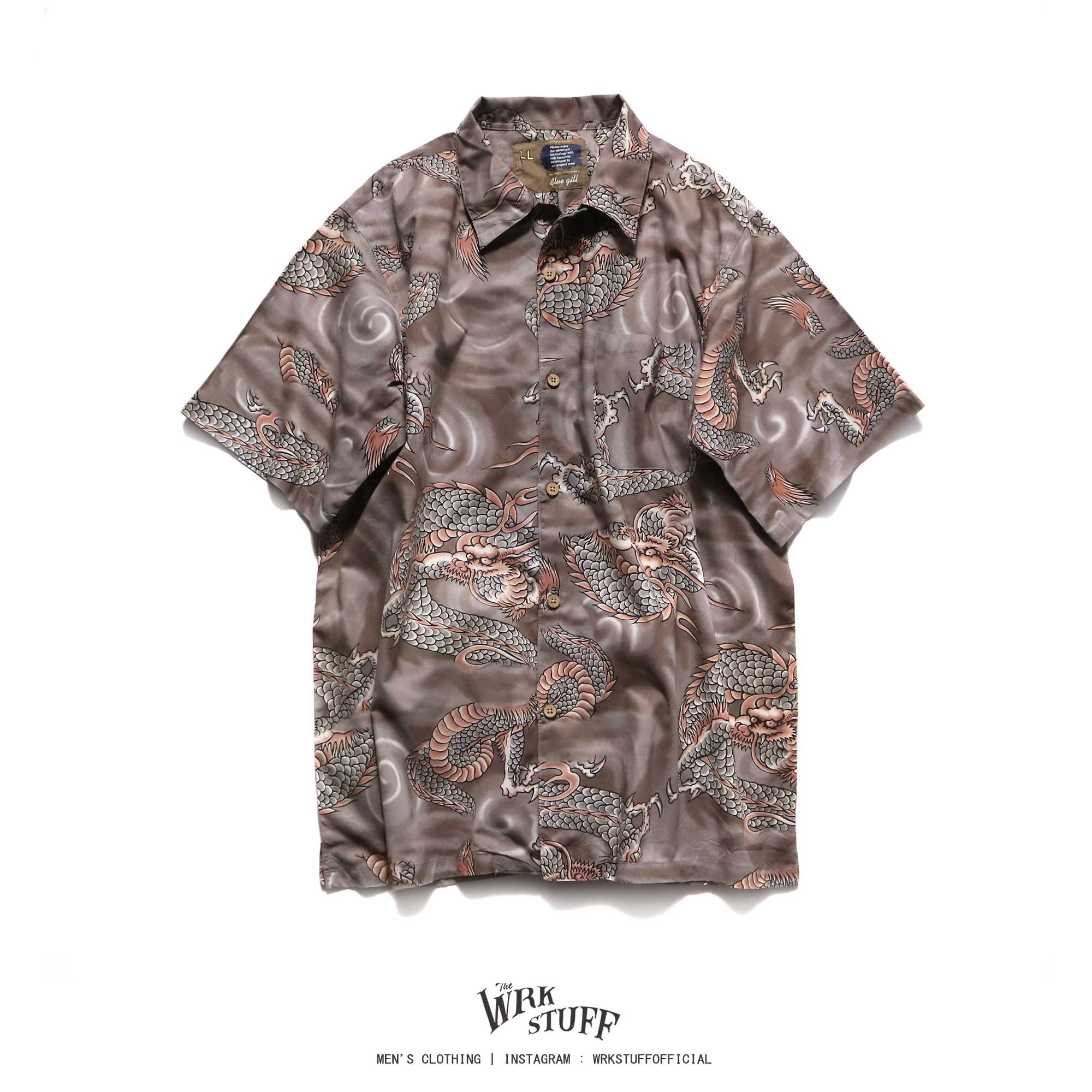 Blue Gill Japan Hawaiian Shirt (M)