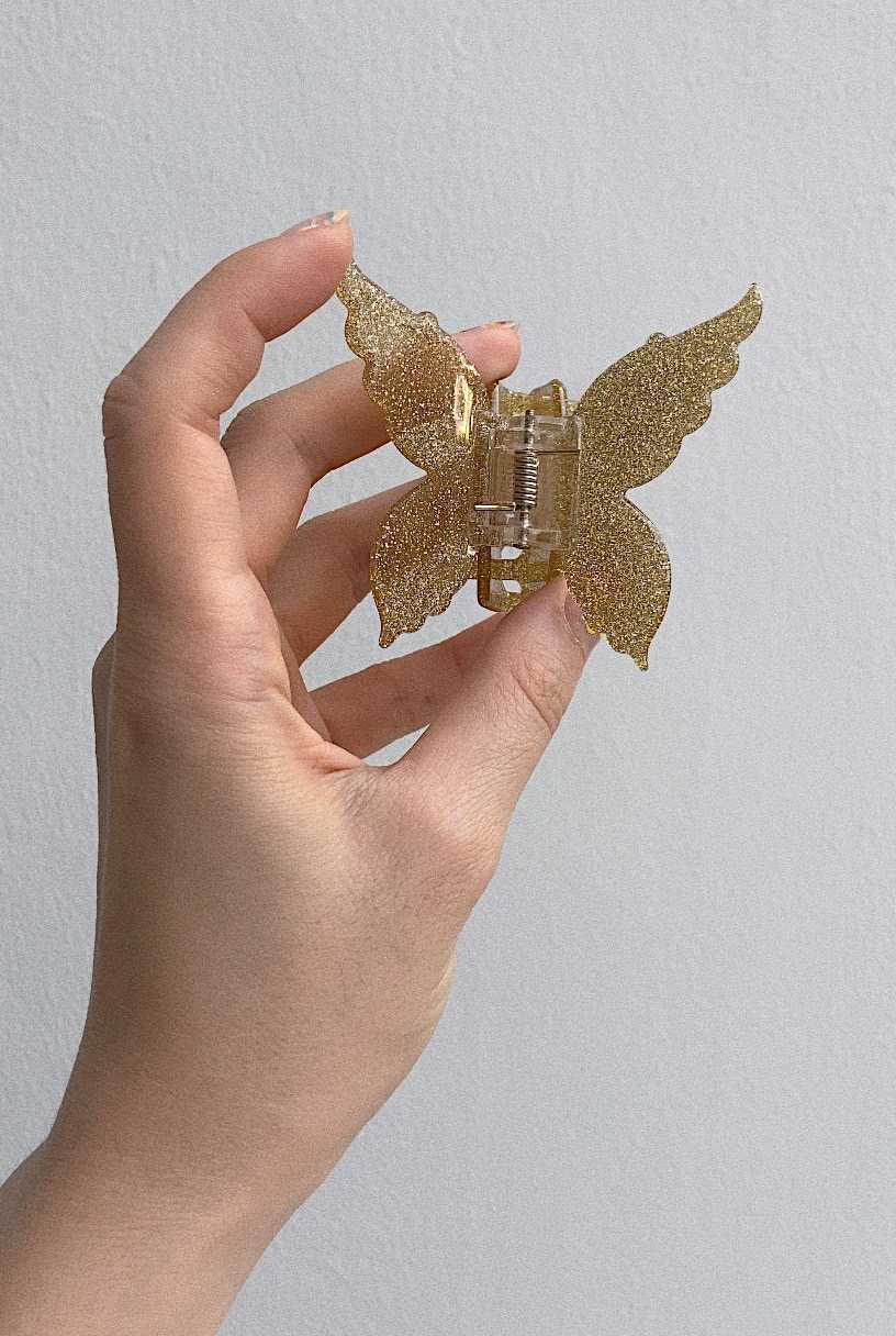กิ๊ฟผีเสื้อรุ่น Tullia สี Charming ขนาด 4 cm (ติดได้ 1 ตัวอักษร 1 ด้าน)