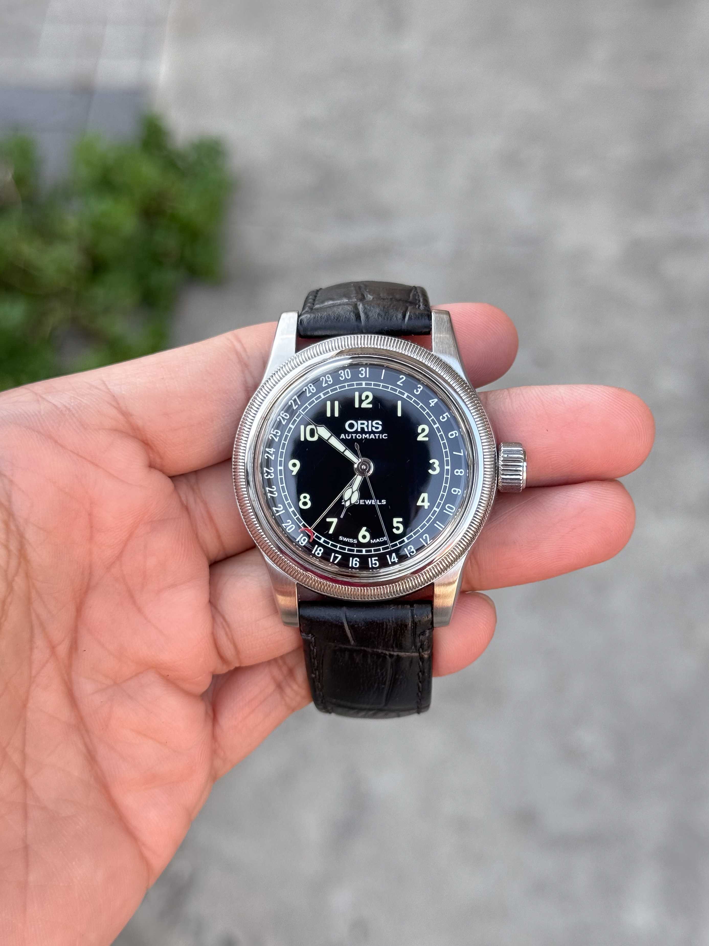 Oris Big Crown Pointer Date Automatic King Size หน้าดำ