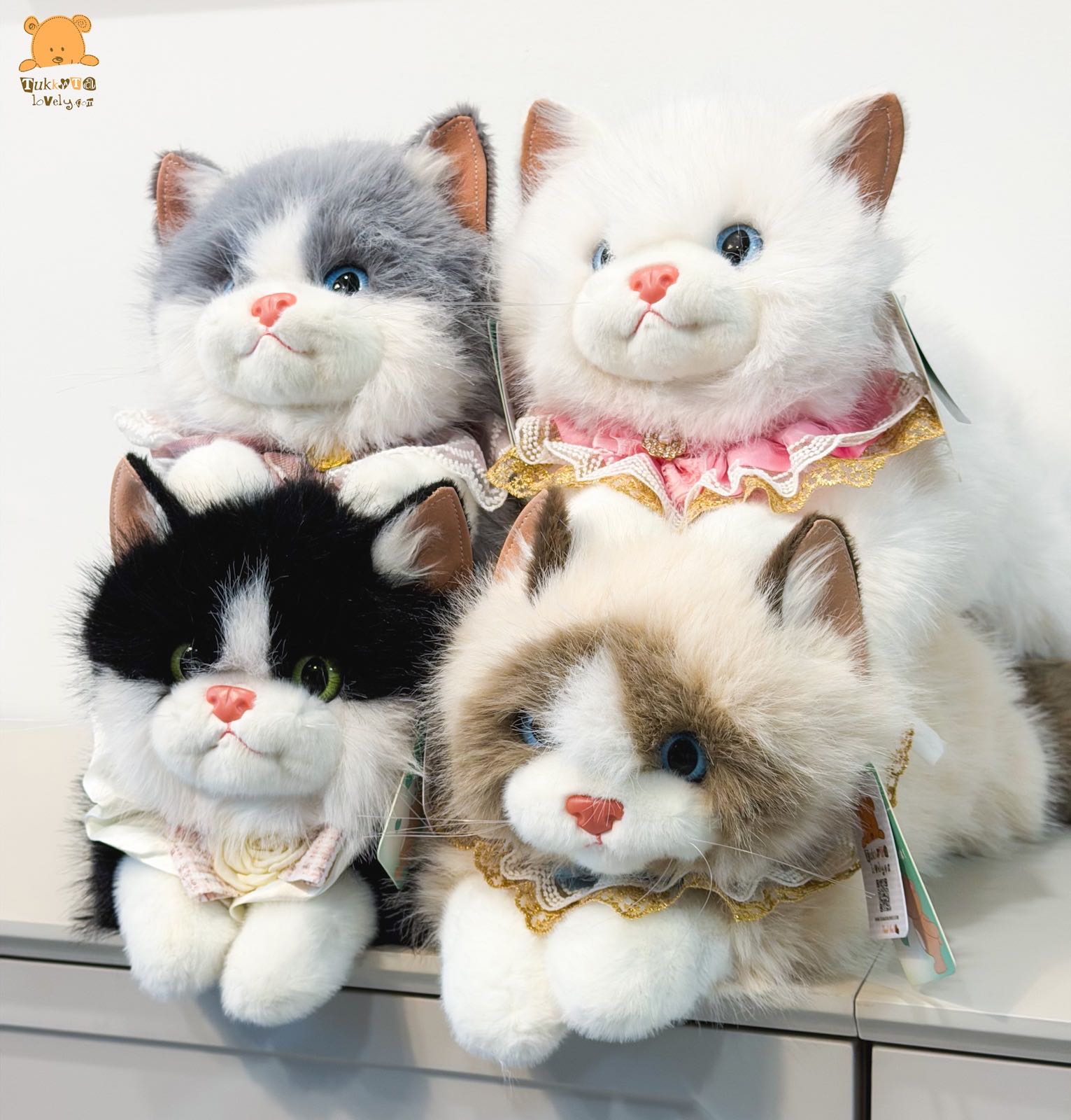 ตุ๊กตาแมวขนนุ่มฟู 55cm (มีเสียง)