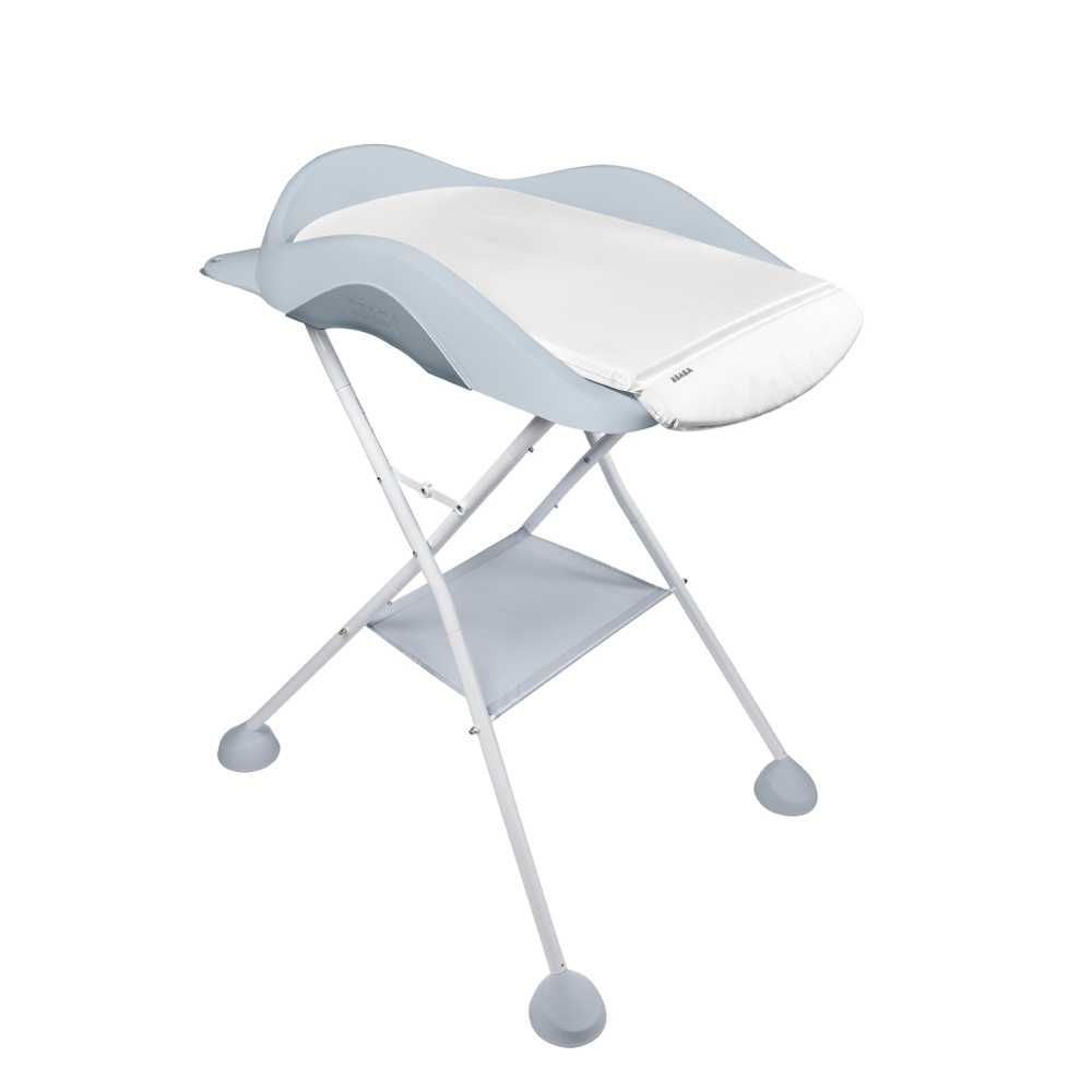 BEABA เซ็ทเบาะเปลี่ยนผ้าอ้อมพร้อมขาตั้ง  Camélé’O Changing Table with Foot Support - Light Grey