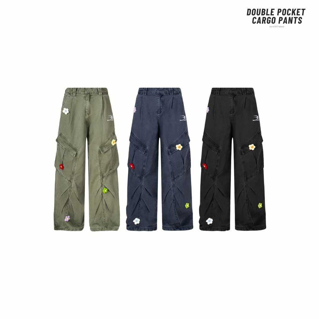 Jeera168 | Double pocket cargo Pants (พรีออเดอร์)