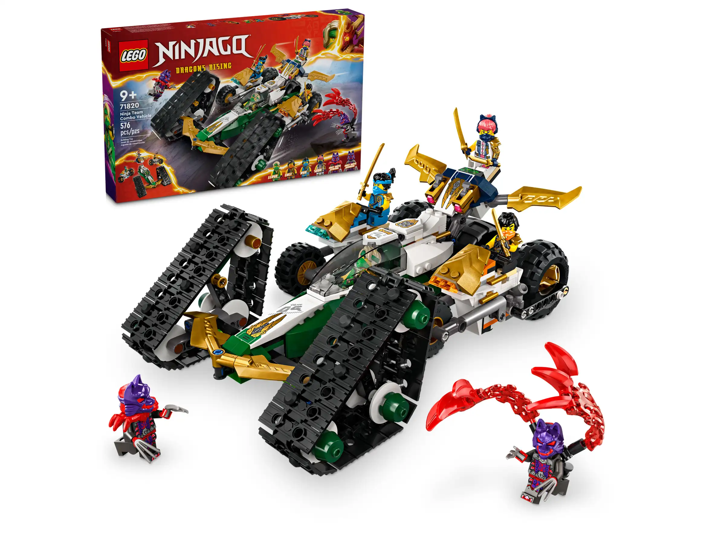 LEGO 71820 Ninja Team Combo Vehicle(สินค้าซื้อแล้วไม่รับเปลี่ยนคืน)