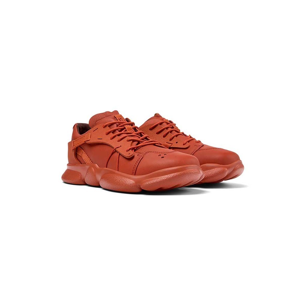 Camper รุ่น Karst รองเท้าผ้าใบหนัง ผู้หญิง สี Red - K201439-012