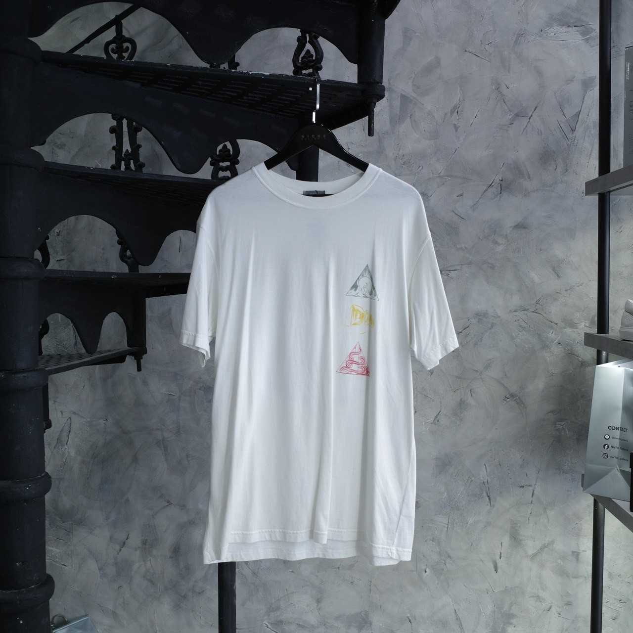 DIOR ASTERO DIOR RELAXED-FIT WHITE T-SHIRT