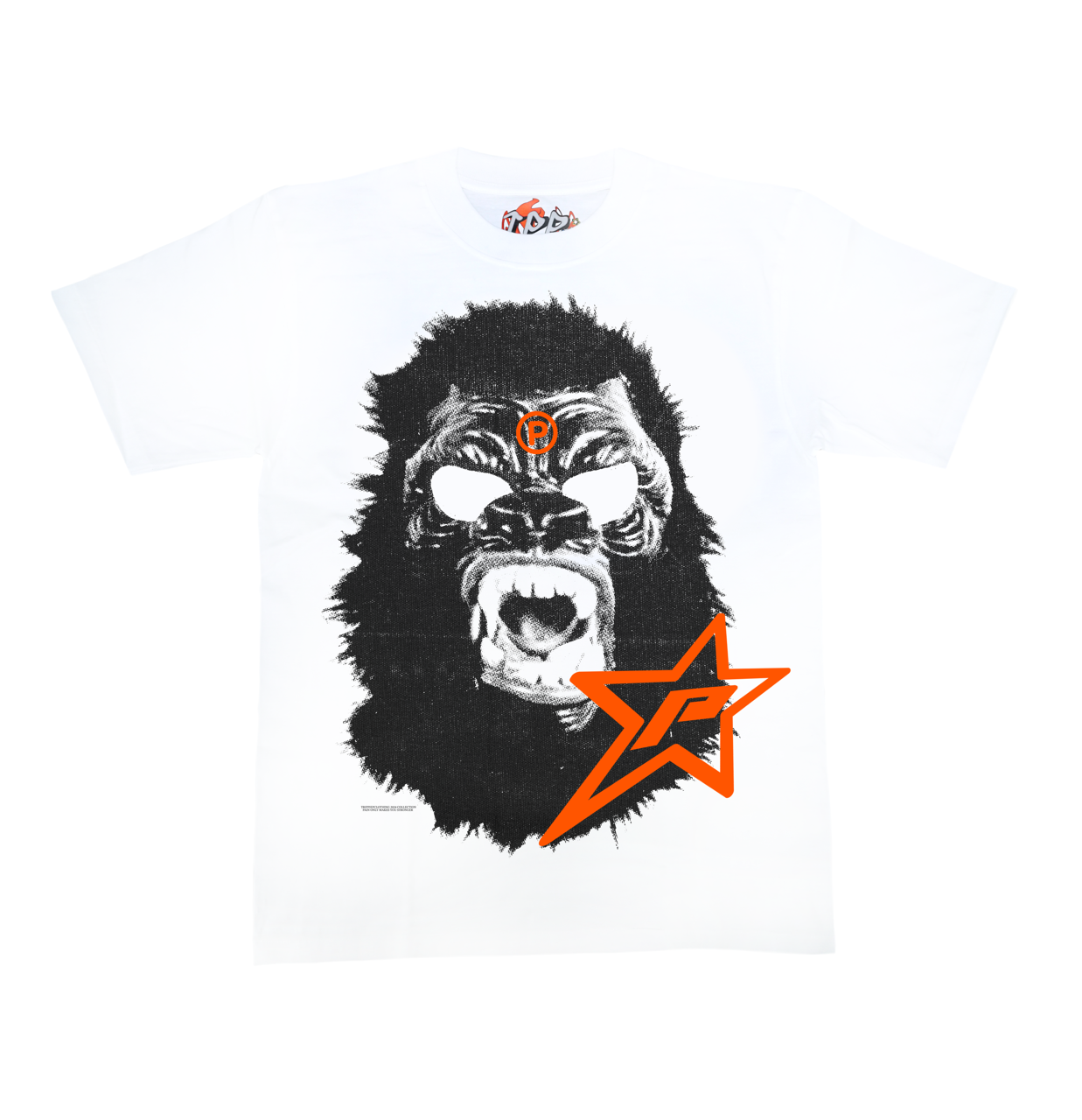 TPP® APE LOGO WHITE T-SHIRT