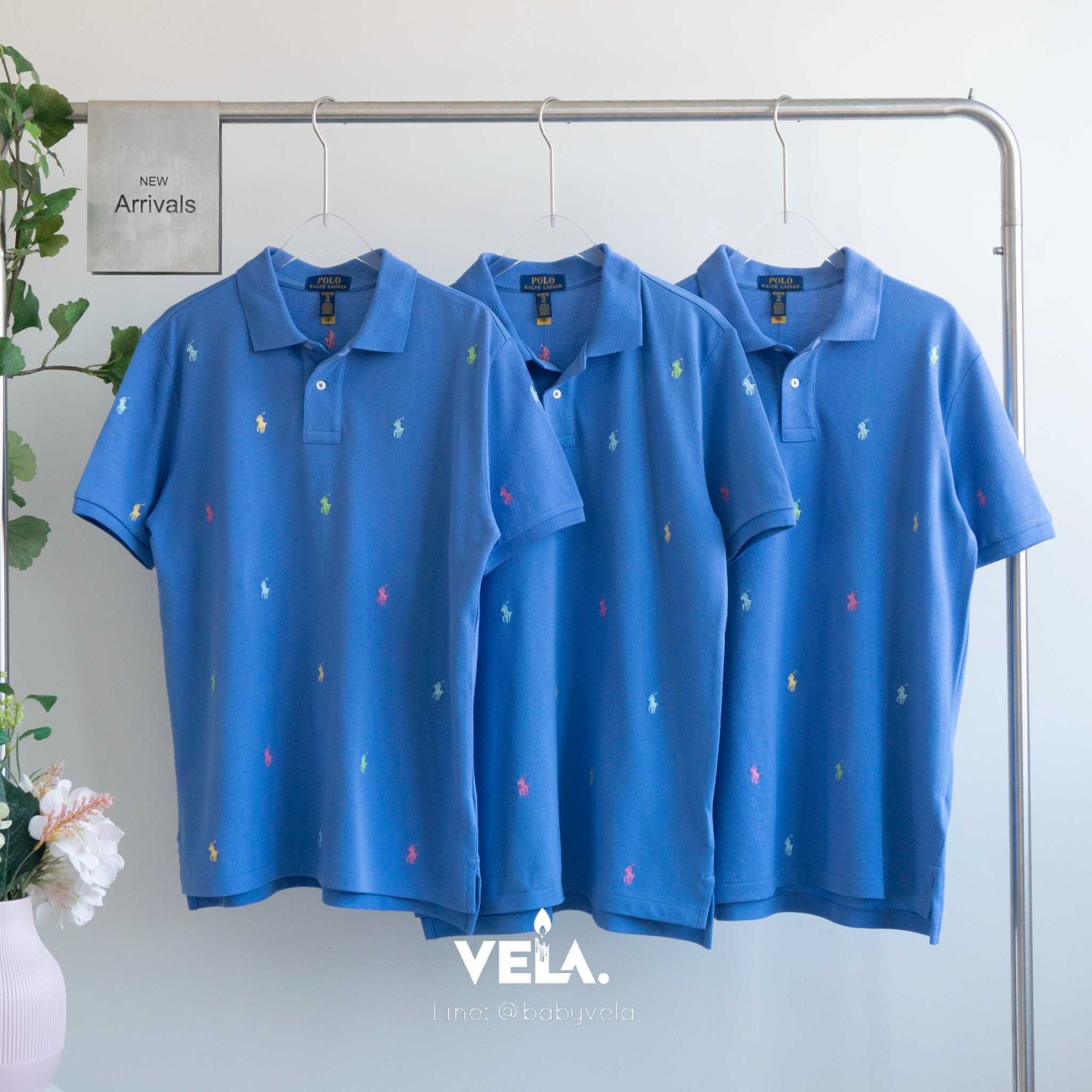 Polo Pony Cotton Mesh Polo Shirt (Scottsdale Blue)