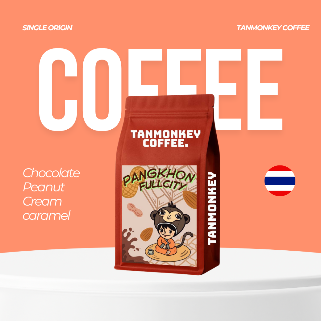 Tanmonkey Coffee เมล็ดกาแฟคั่ว Pangkhon Washed Process