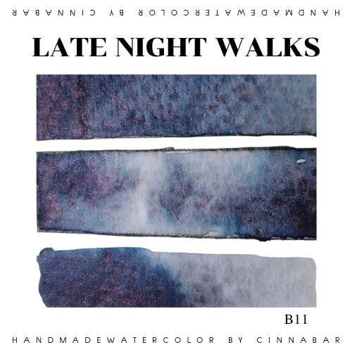 พร้อมส่ง | Late Night Walks | สีน้ำทำมือ handmadewatercolor