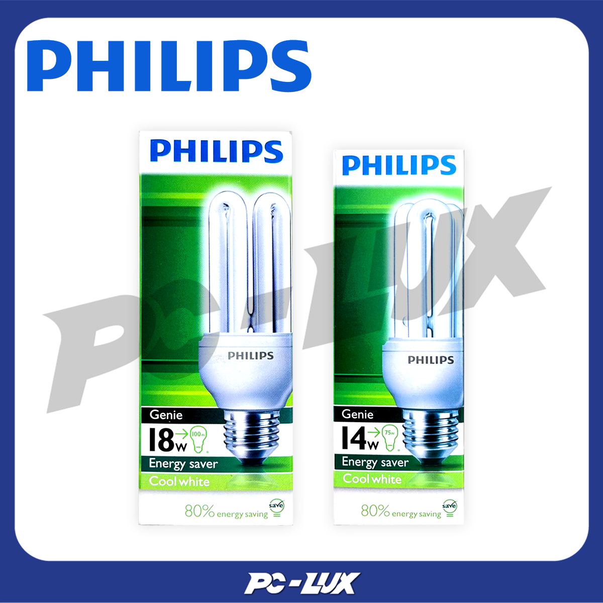 PHILIPS หลอดประหยัดไฟ รุ่น GENIE สี Cool White
