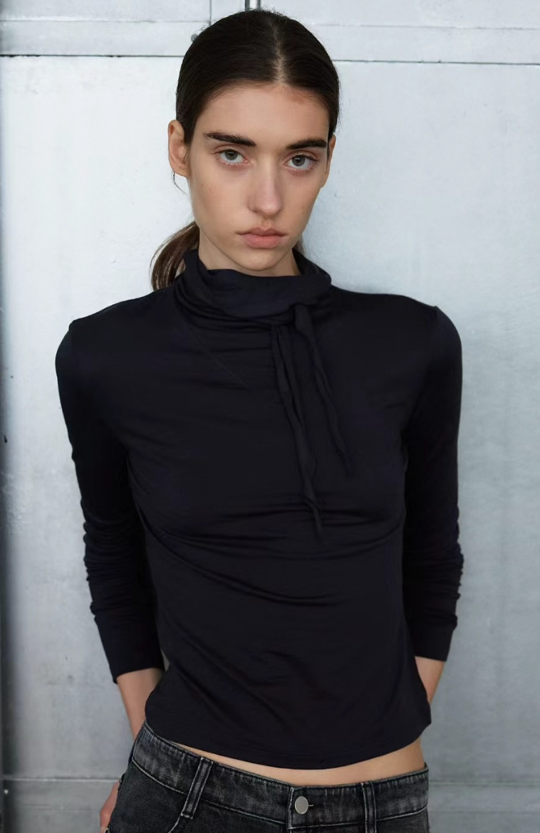 25FW SCARF TEE (พร้อมส่ง | PRE ORDER)