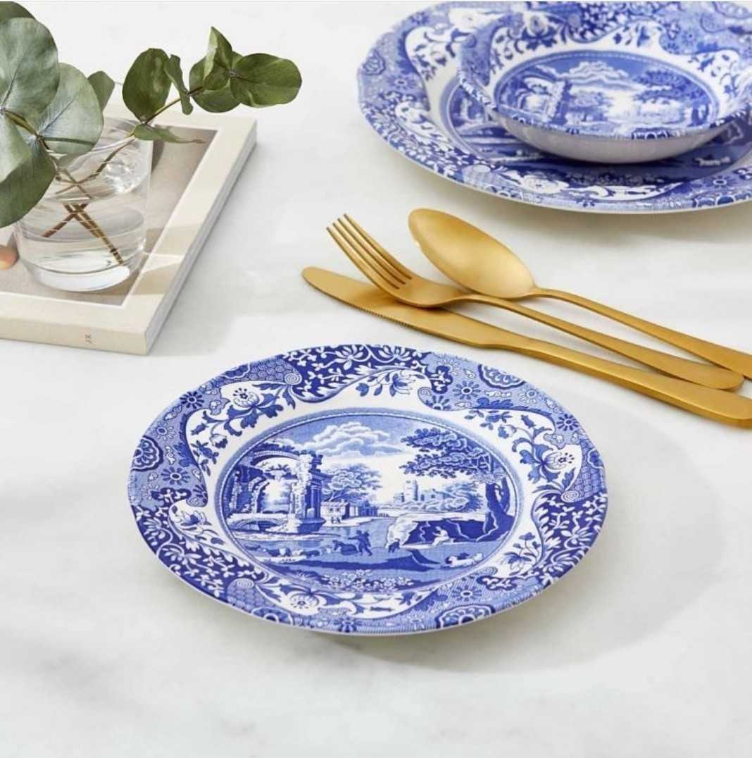 (Pre-order)SPODE BLUE ITTALIAN 7.5 INCH DESSERT PLATE // จานขนม