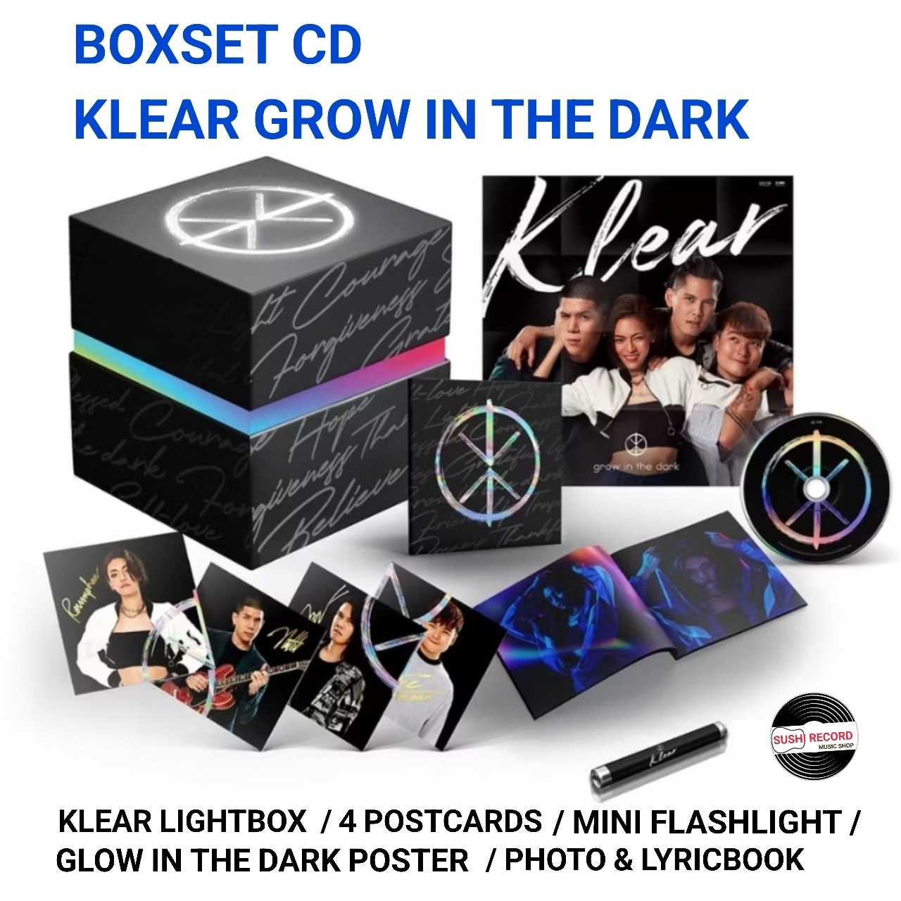 ■มือ1 CD BOXSET KLEAR อัลบั้ม Grow in the Dark อัลบั้มใหม่ล่าสุดจาก Klear