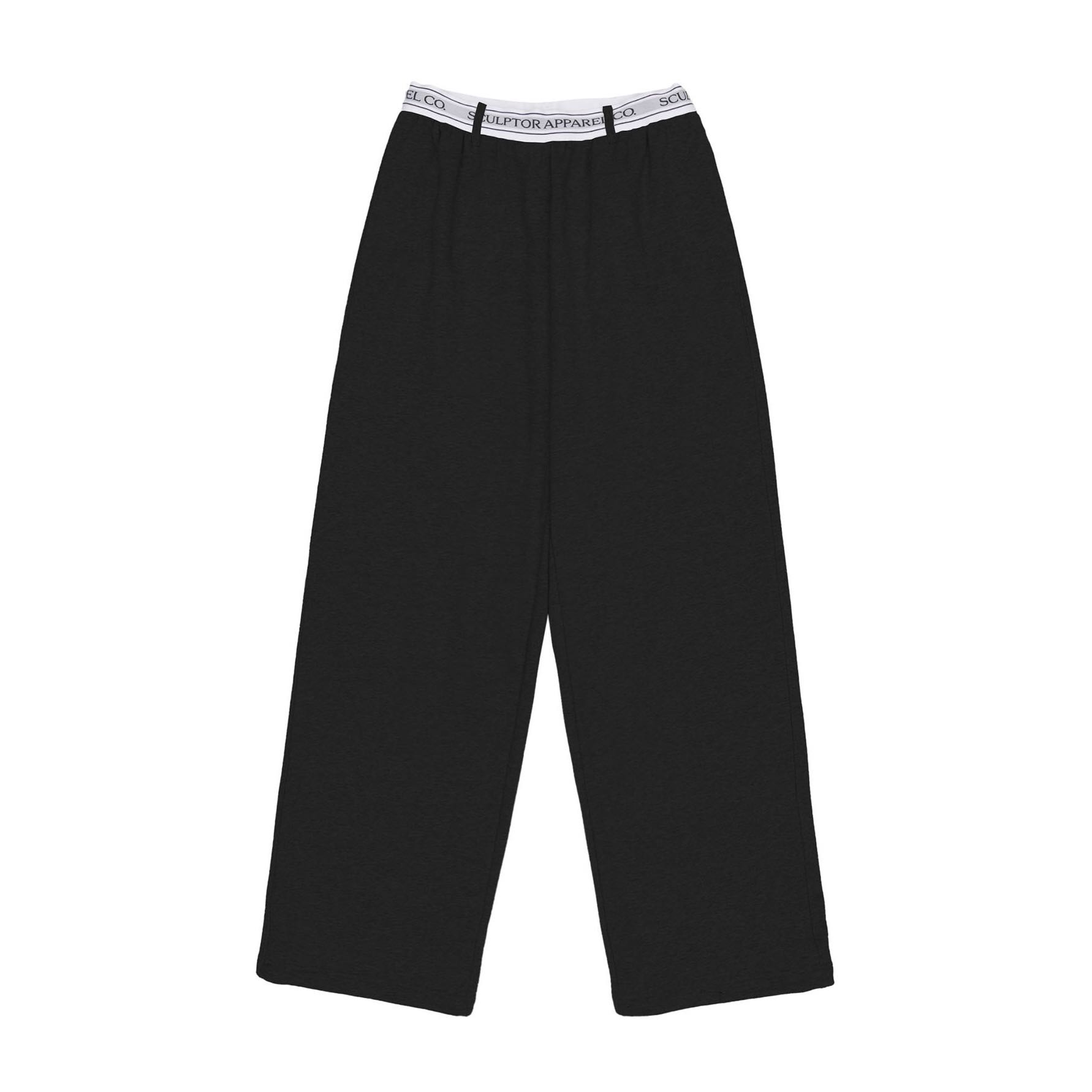 (pre,รวมส่ง) Classic Logo Tape Sweat Pants Black /sculptor