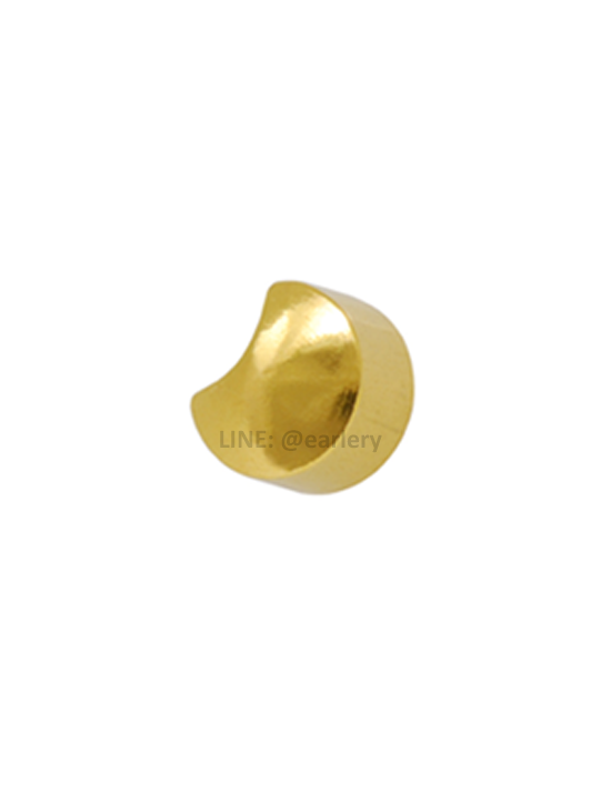 ต่างหู Earlery Shapes รูปพระจันทร์ 3mm ชุบทอง 24K Gold Plated