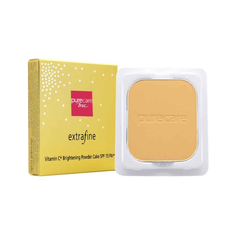 BSC Pure Care (บีเอสซี เพียวแคร์) EXTRA FINE & WHITE POWDER CAKE(BAXKXE)