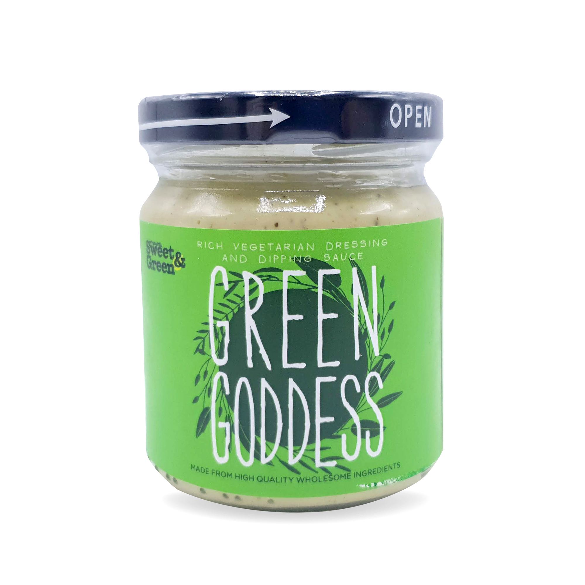 น้ำสลัด กรีน ก็อดเดส แบบกระปุก (Green Goddess salad dressing)