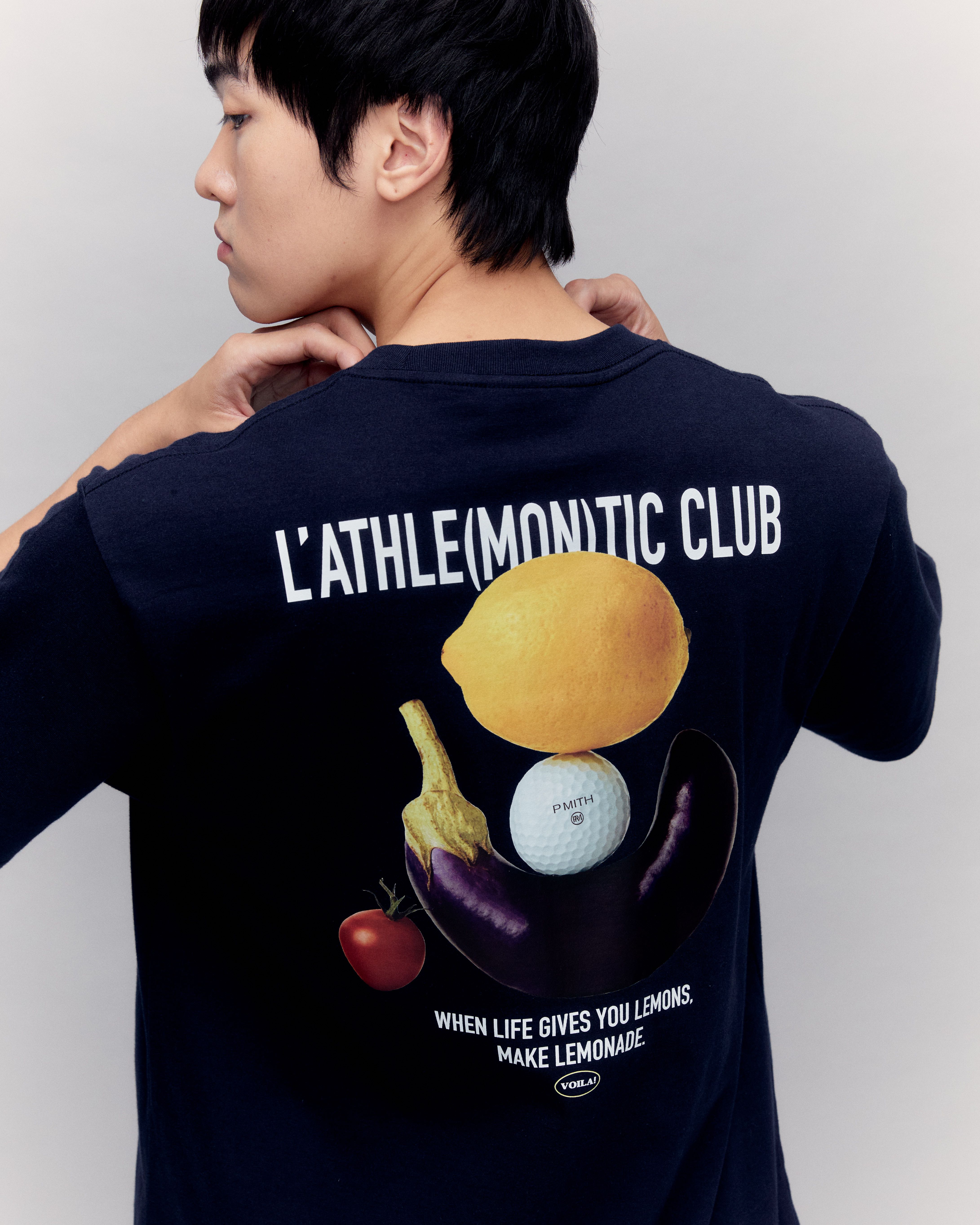 Navy Blue Athlemontic Club T-Shirt