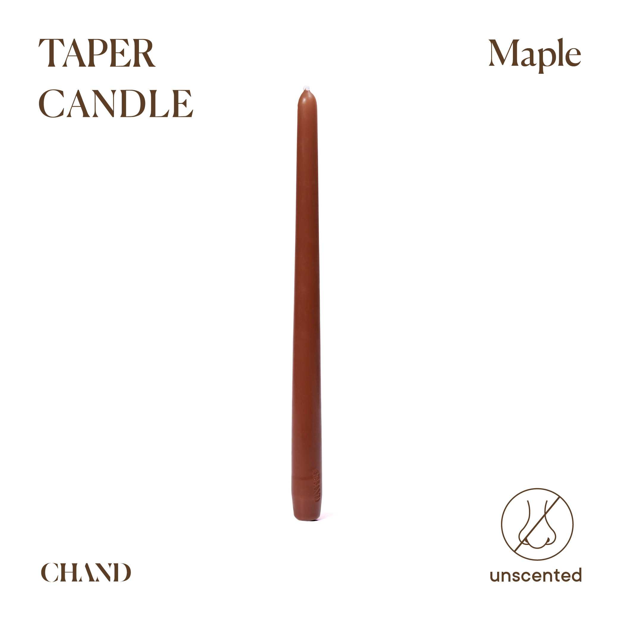 Maple Taper Candle