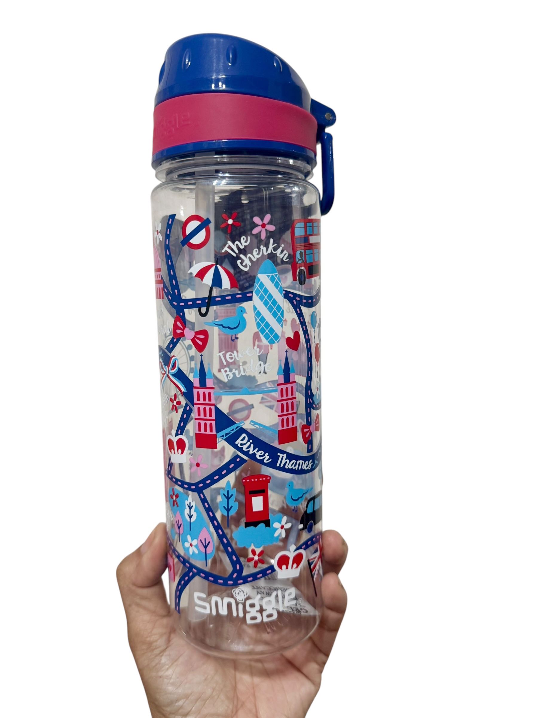 กระติกน้ำหลอดเด้ง  Smiggle  ความจุ 430 ml.
