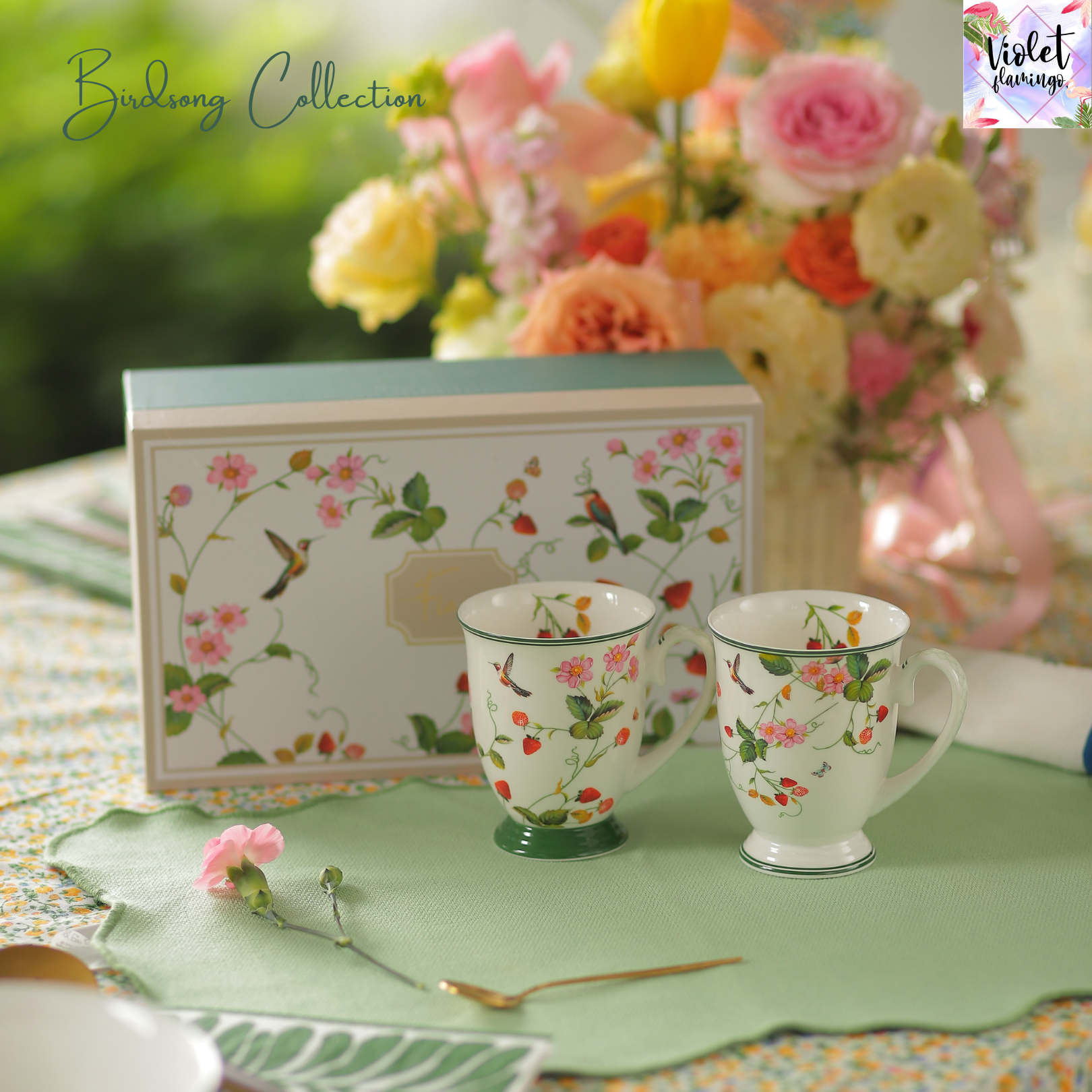Birdsong Mug Set (with Gift Box)