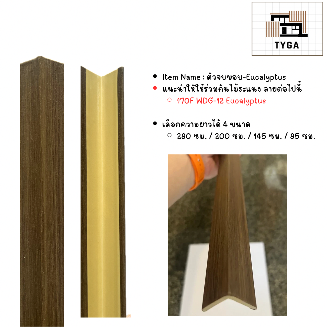 ตัวจบขอบ WDG-12 Eucalyptus
