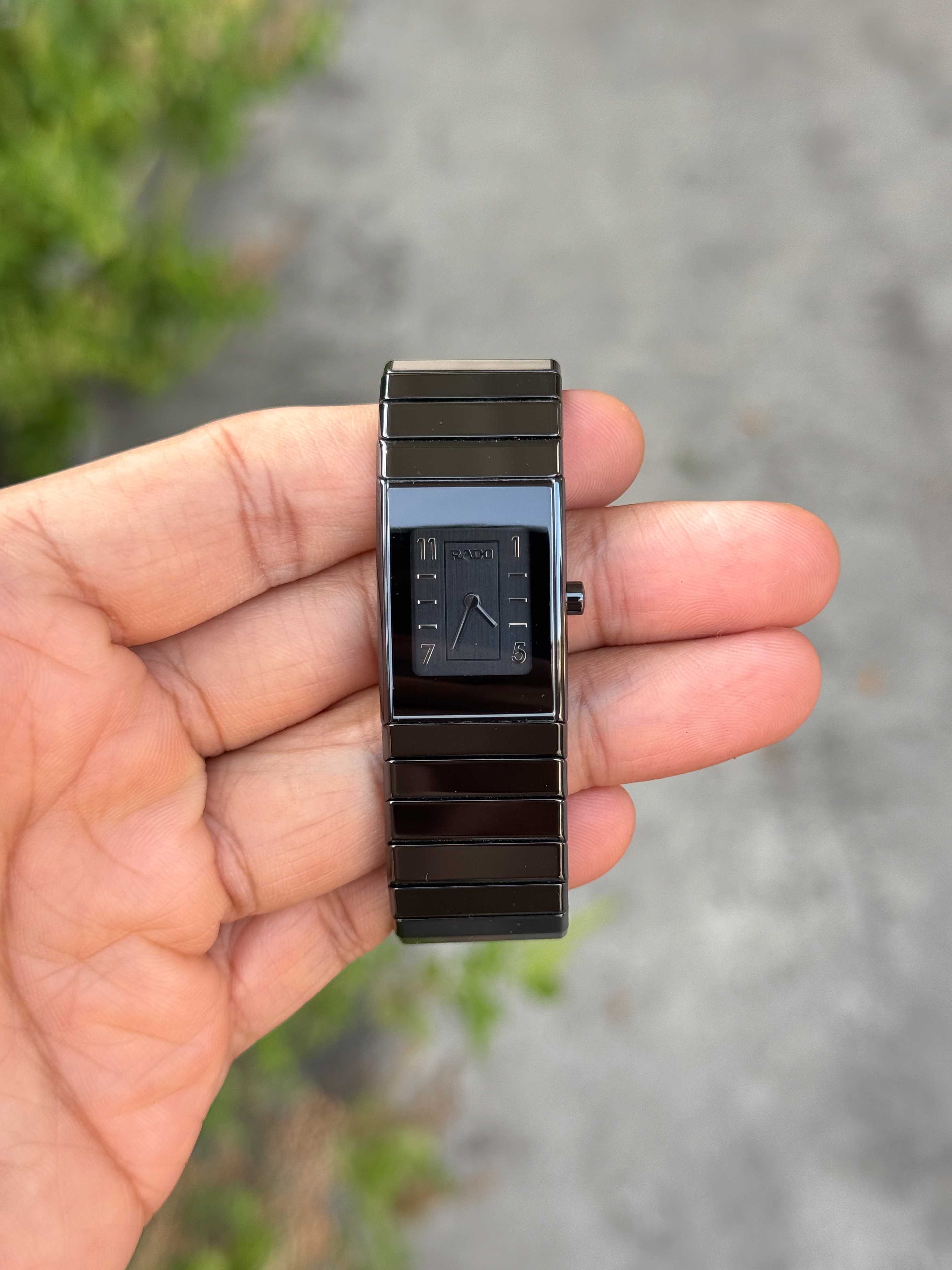 Rado Diastar Ceramic Lady Size Quartz หน้าดำ