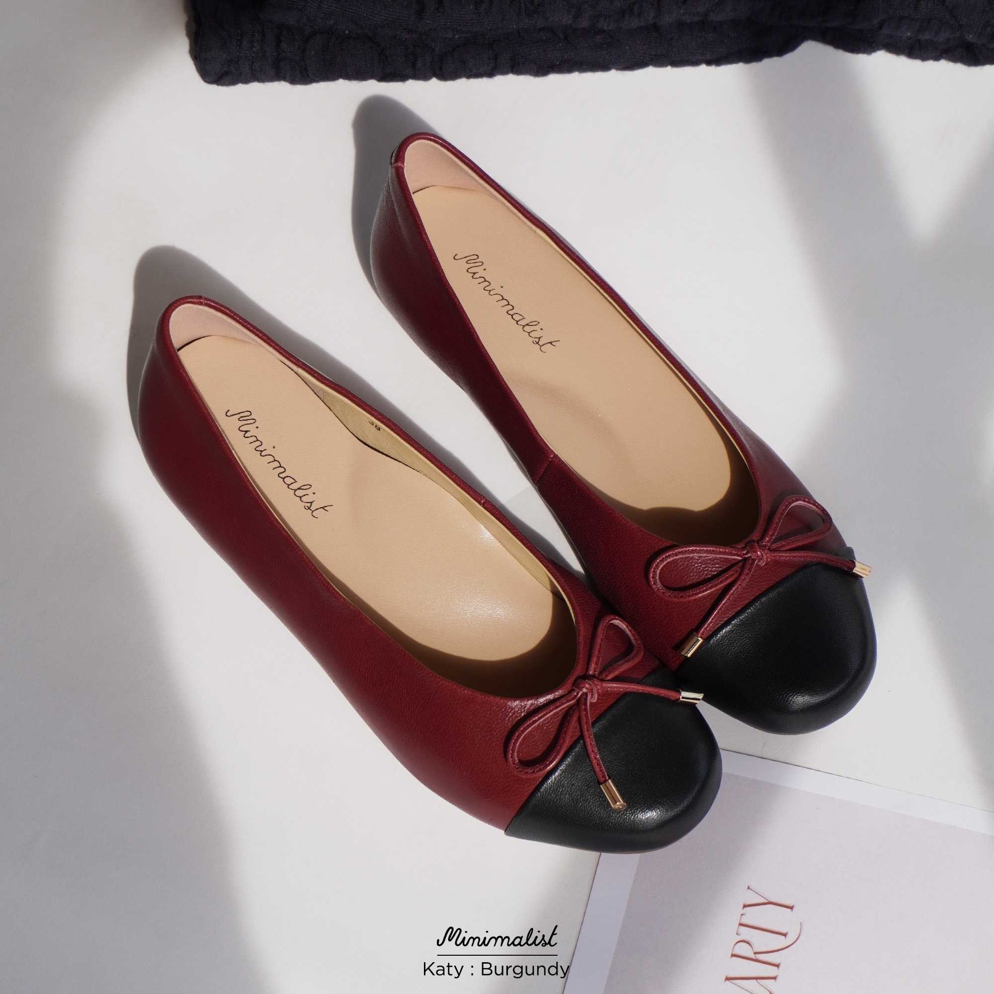 Katy in burgundy