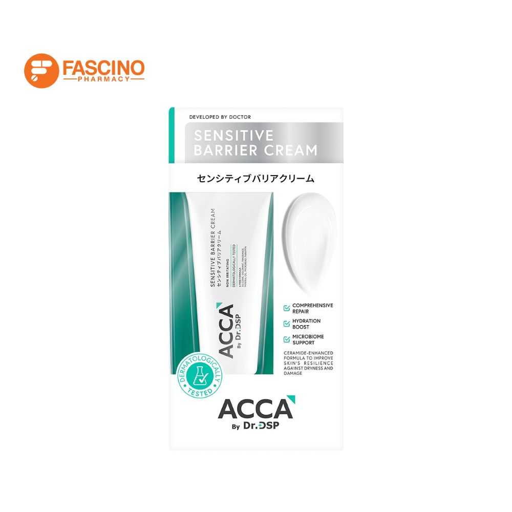 ACCA By Dr.DSP Sensitive Barrier Cream ครีมบำรุงผิวเข้มข้นพิเศษสำหรับผิวแห้ง (50g.)