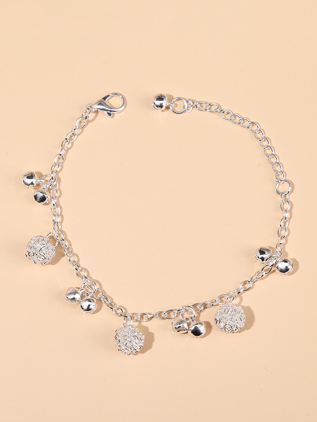 Ball charm chain bracelet 