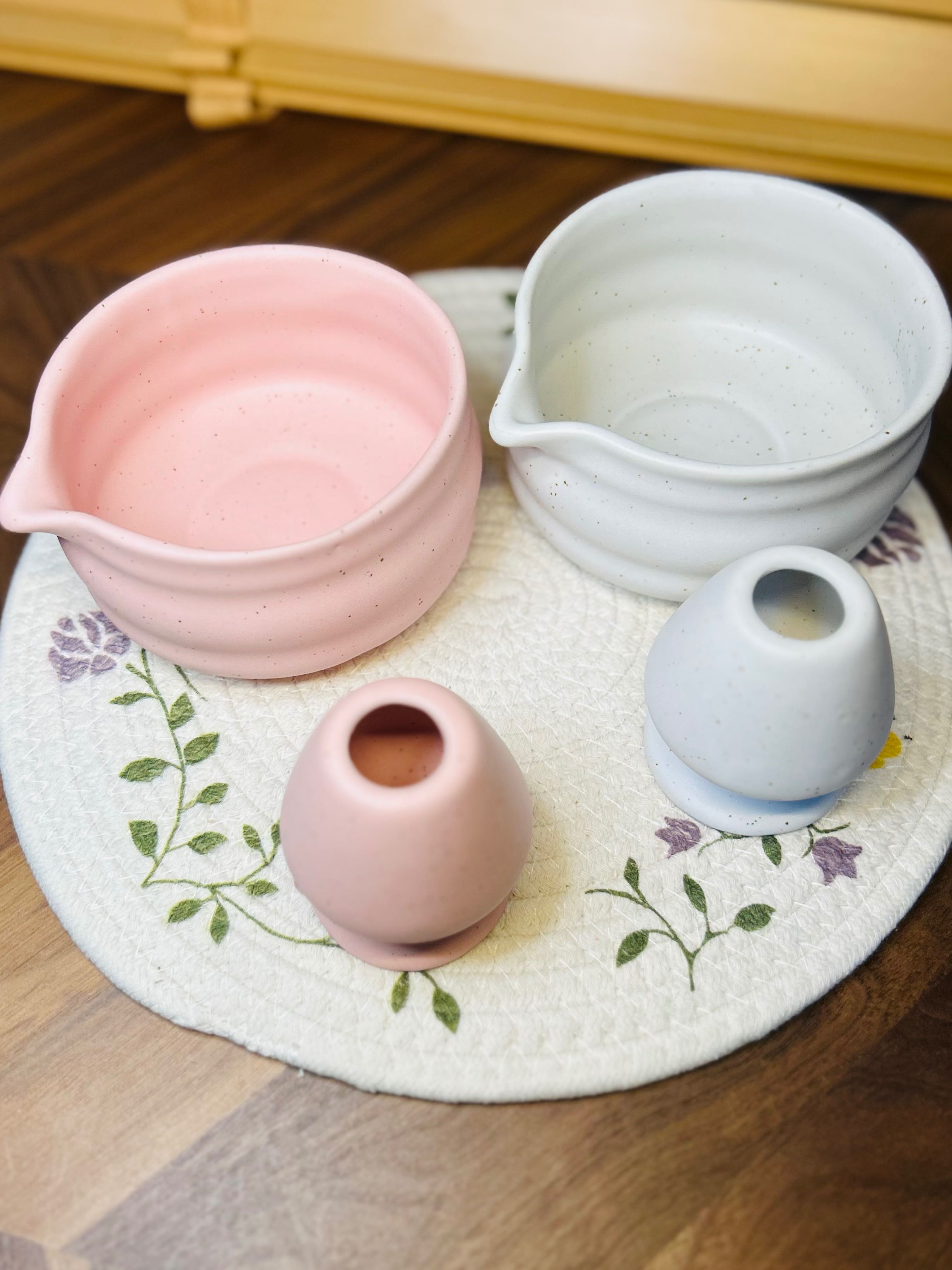 🍵𝑪𝒉𝒂𝒘𝒂𝒏 : Curvy Bowl  ชามชงมัทฉะ 💕 ขอบหยัก