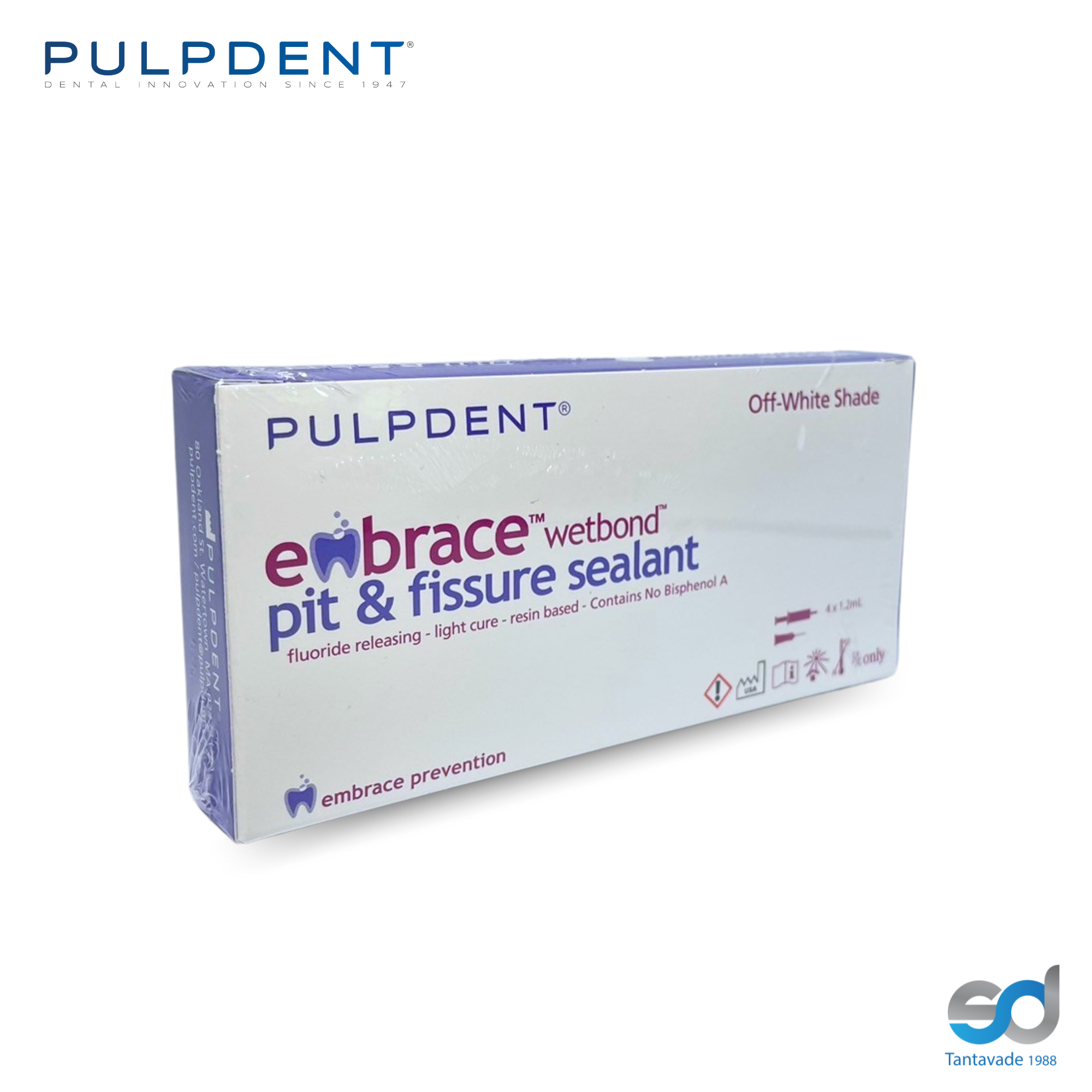 PULPDENT Embrace Pit & Fissure Sealant-offwhite