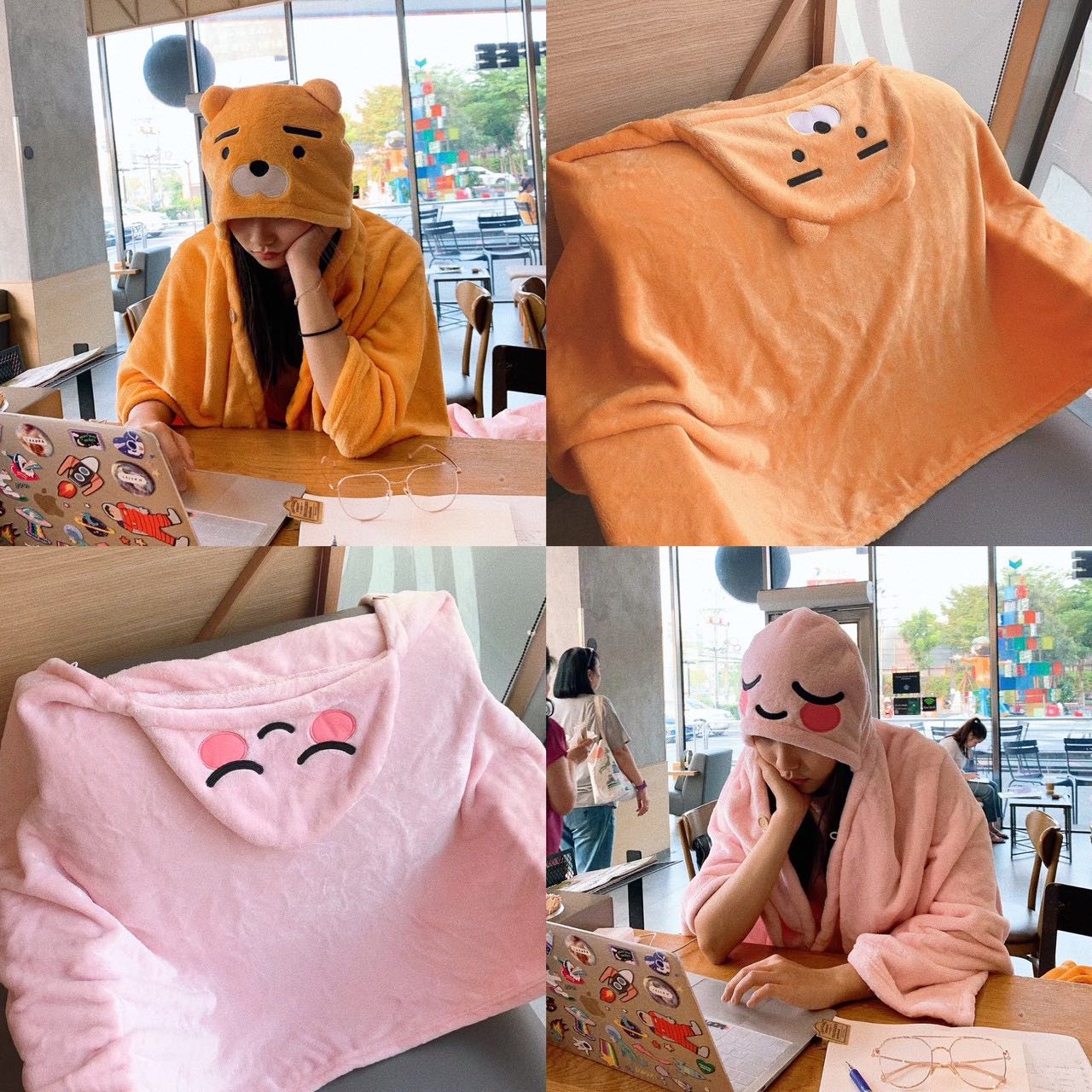 ผ้าคลุมน้องพีช , ผ้าคลุมไรอัน