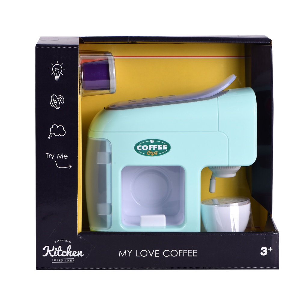 Wel-B x Infunbebe My Love Coffee (ชุดเครื่องชงกาแฟจำลอง) - ของเล่นเด็ก เครื่องชงกาแฟ ของเล่นจำลอง มี