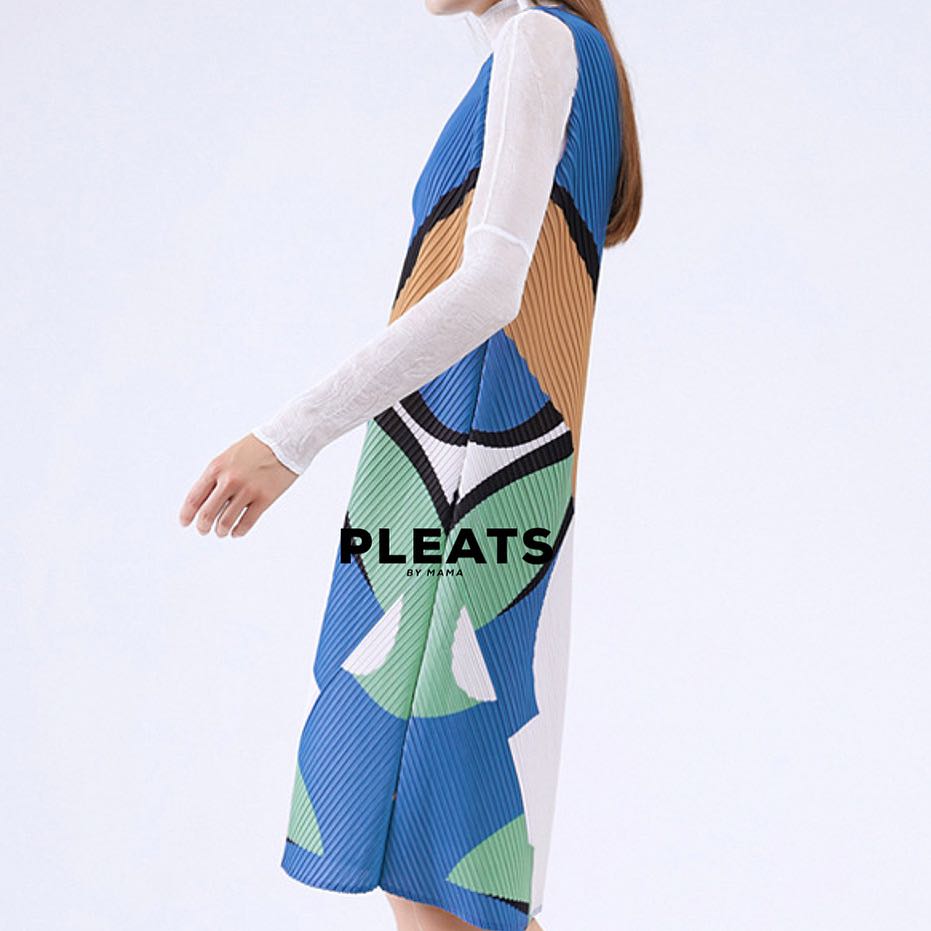 PLEATS DRESS-D104