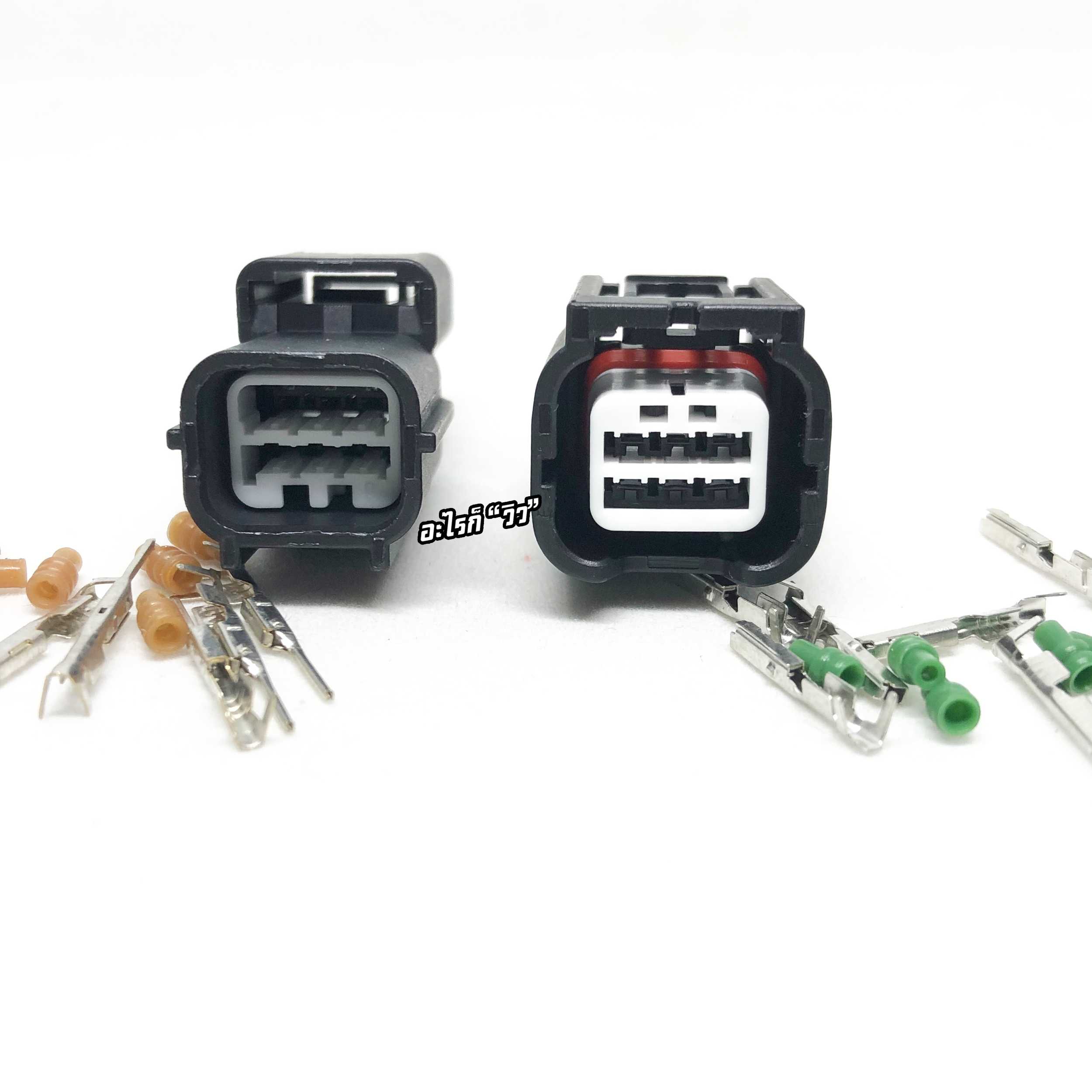 ปลั๊ก Connector 6 PIN HD068K-0.6-11J HD068K-0.6-21J 7282-2764-30 7283-2764-30 #ViewShop #ล้านวิว