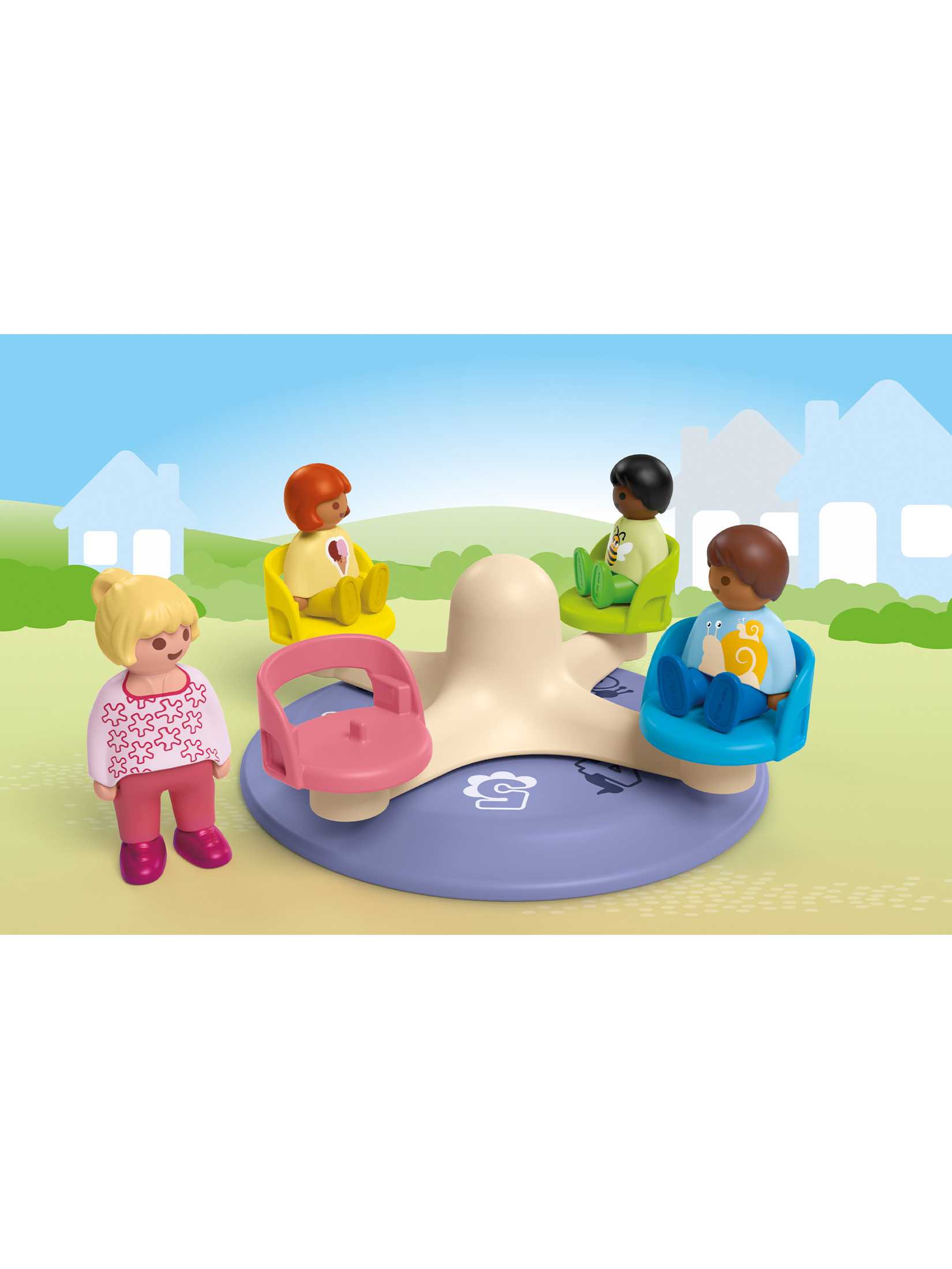 Playmobil 71701 JUNIOR Number-Merry-Go-Round จูเนียร์ ม้าหมุนตัวเลข