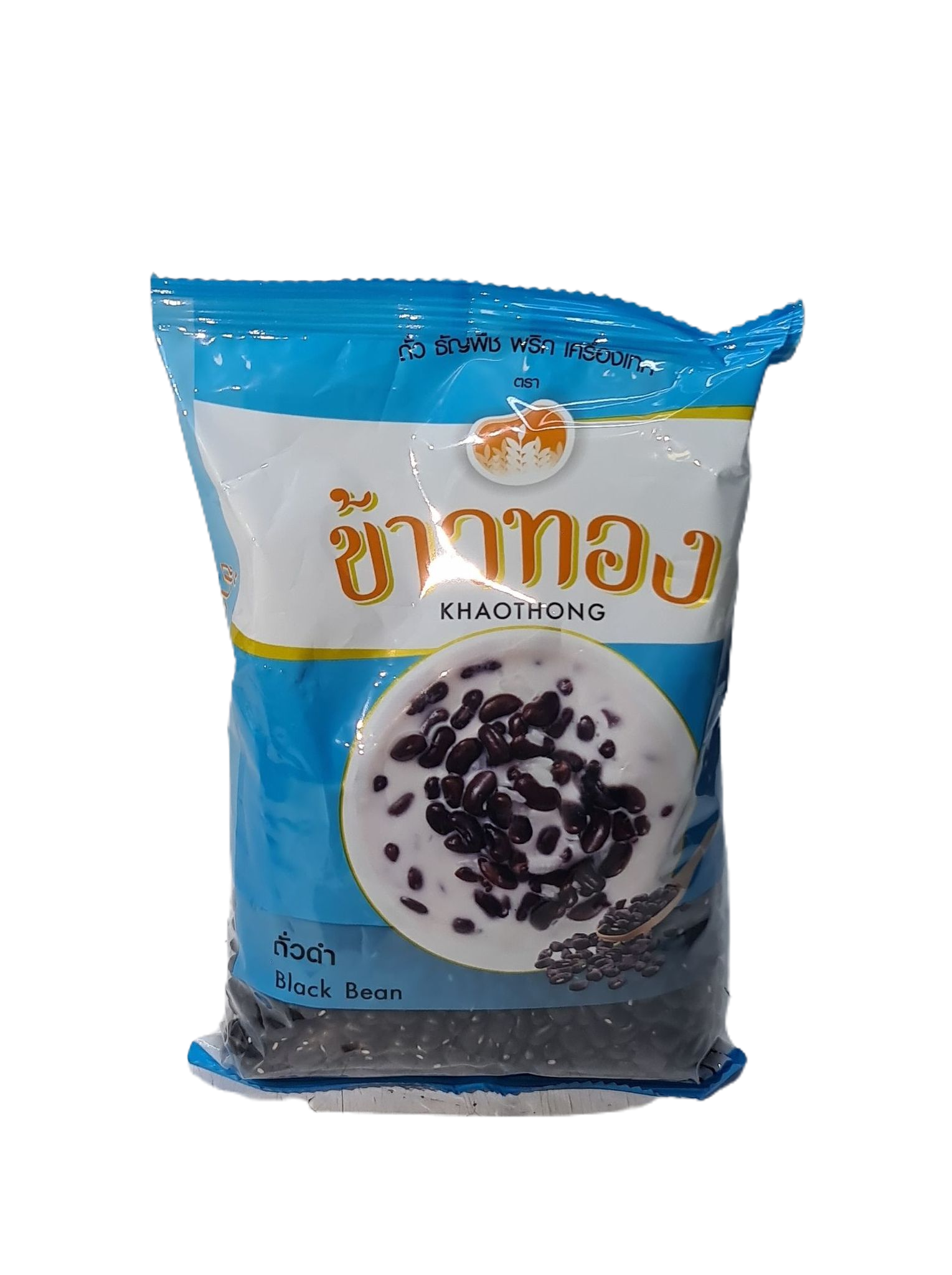ถั่วดำตราข้าวทอง500กรัม