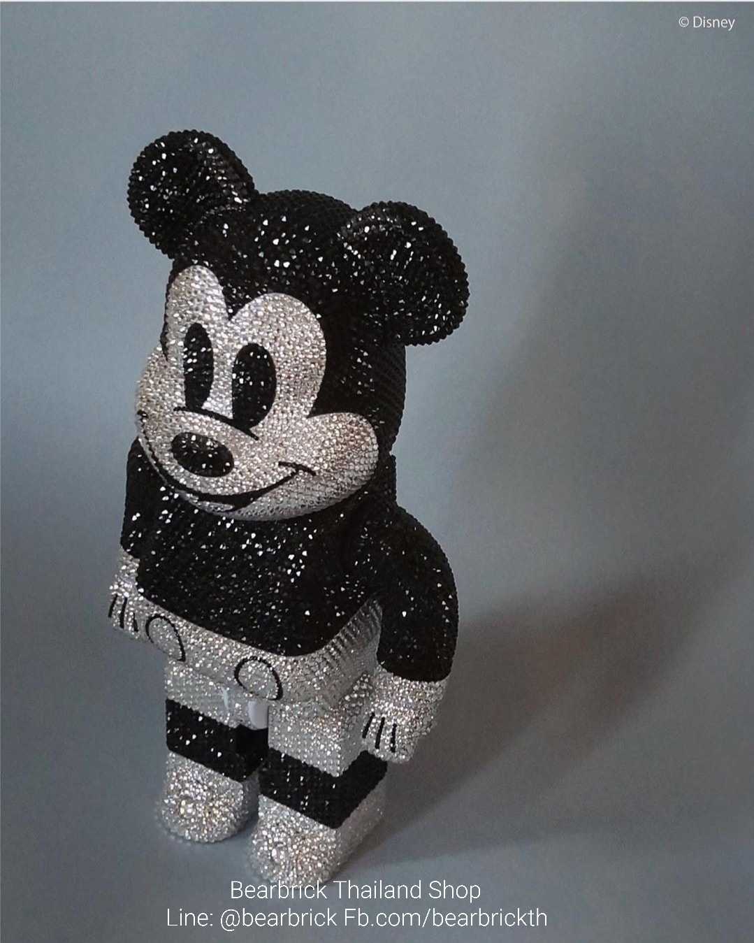 Be@rbrick CRYSTAL DECORATE  Mickey Mouse Swarovski 400%